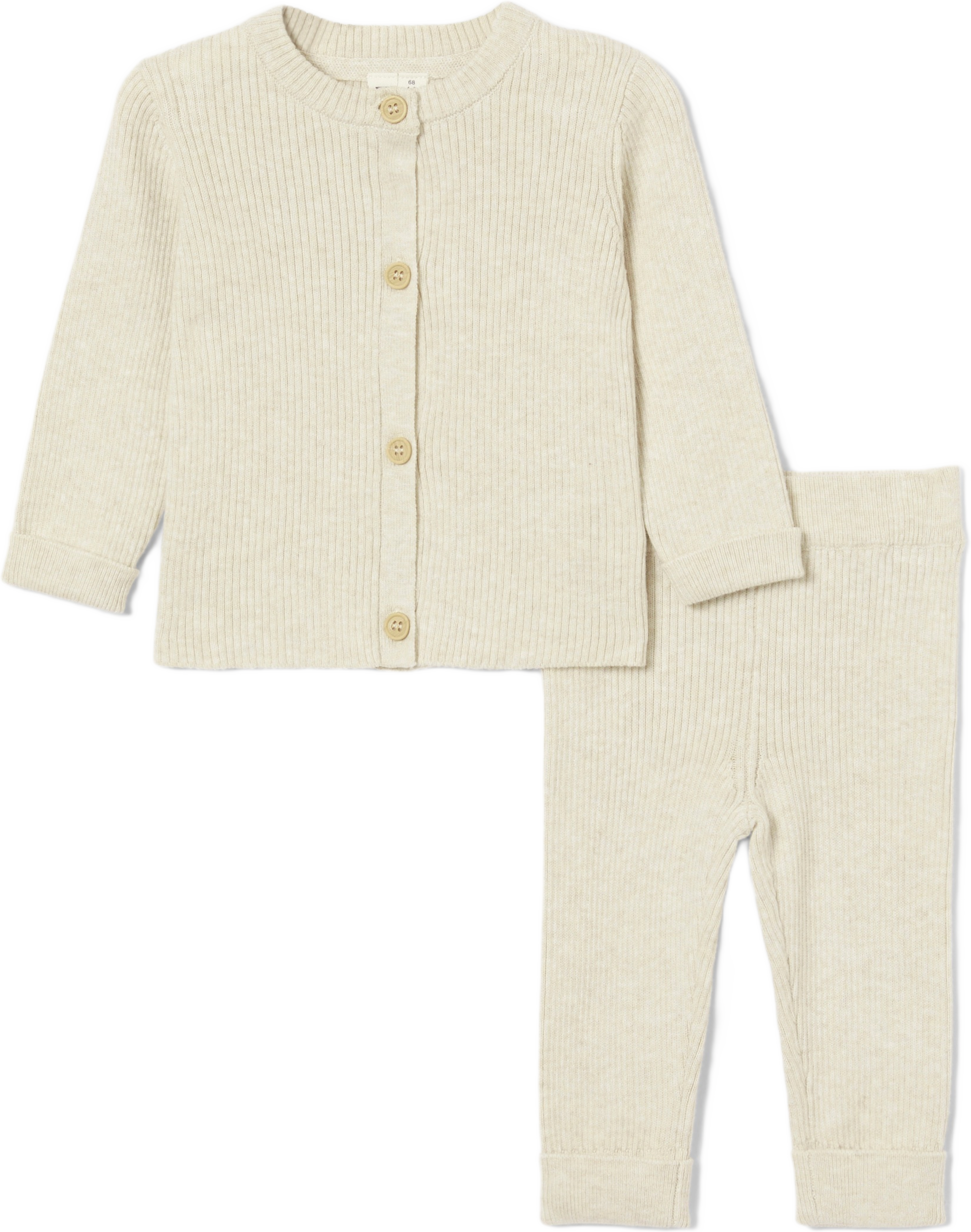 Ribbstickad set OAT