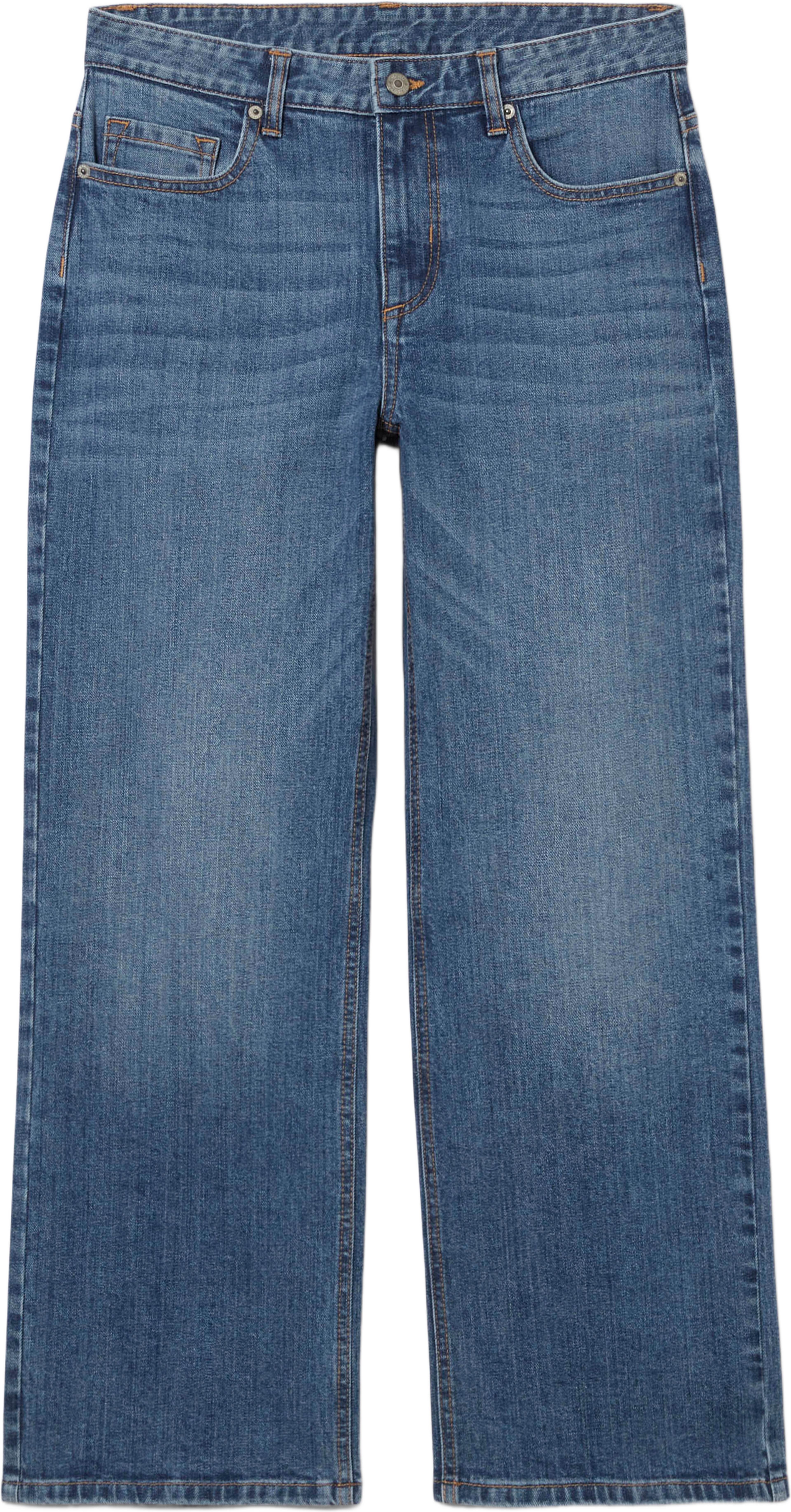 Croppade jeans med raka ben BROOKE