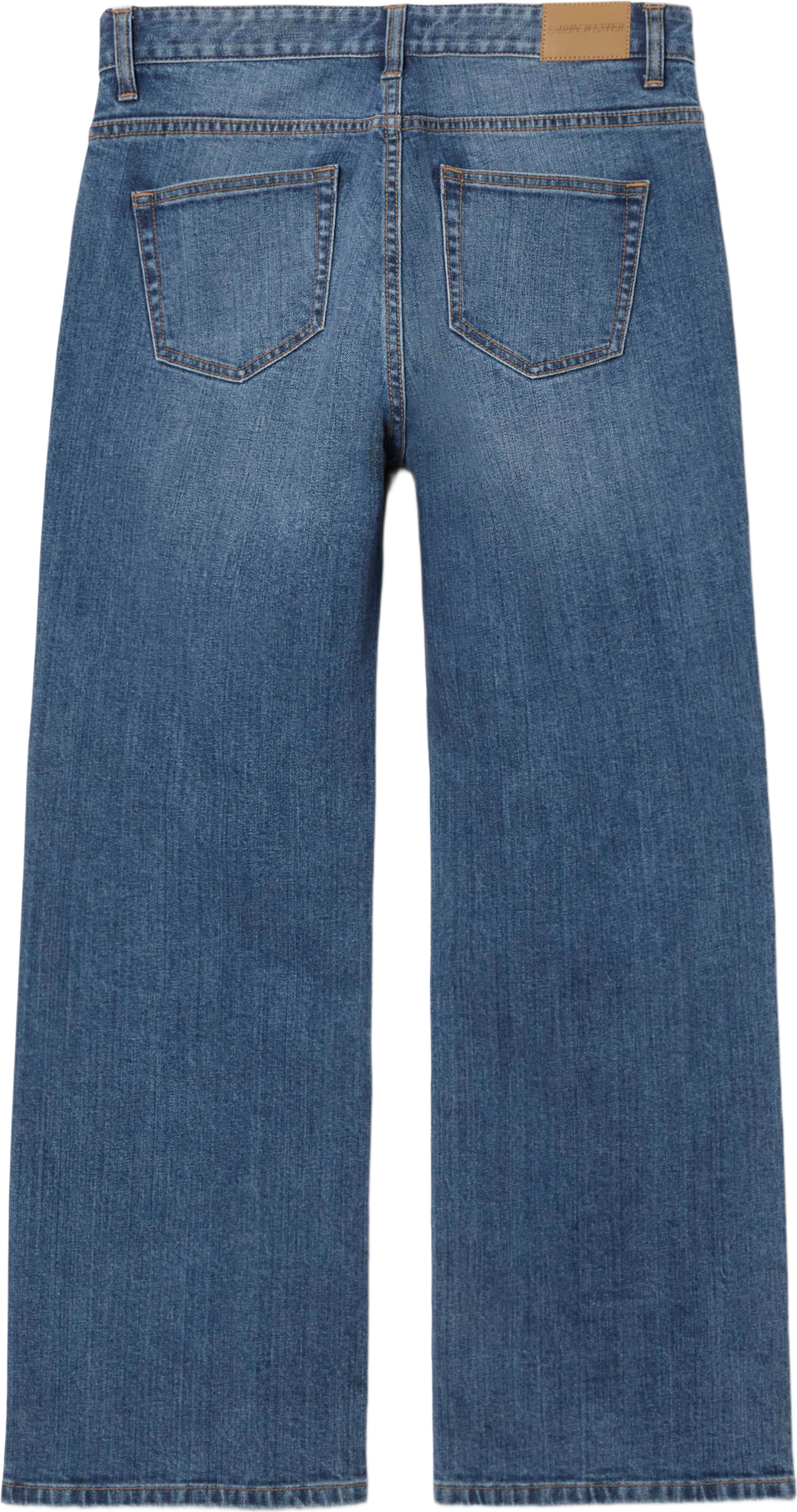 Croppade jeans med raka ben BROOKE
