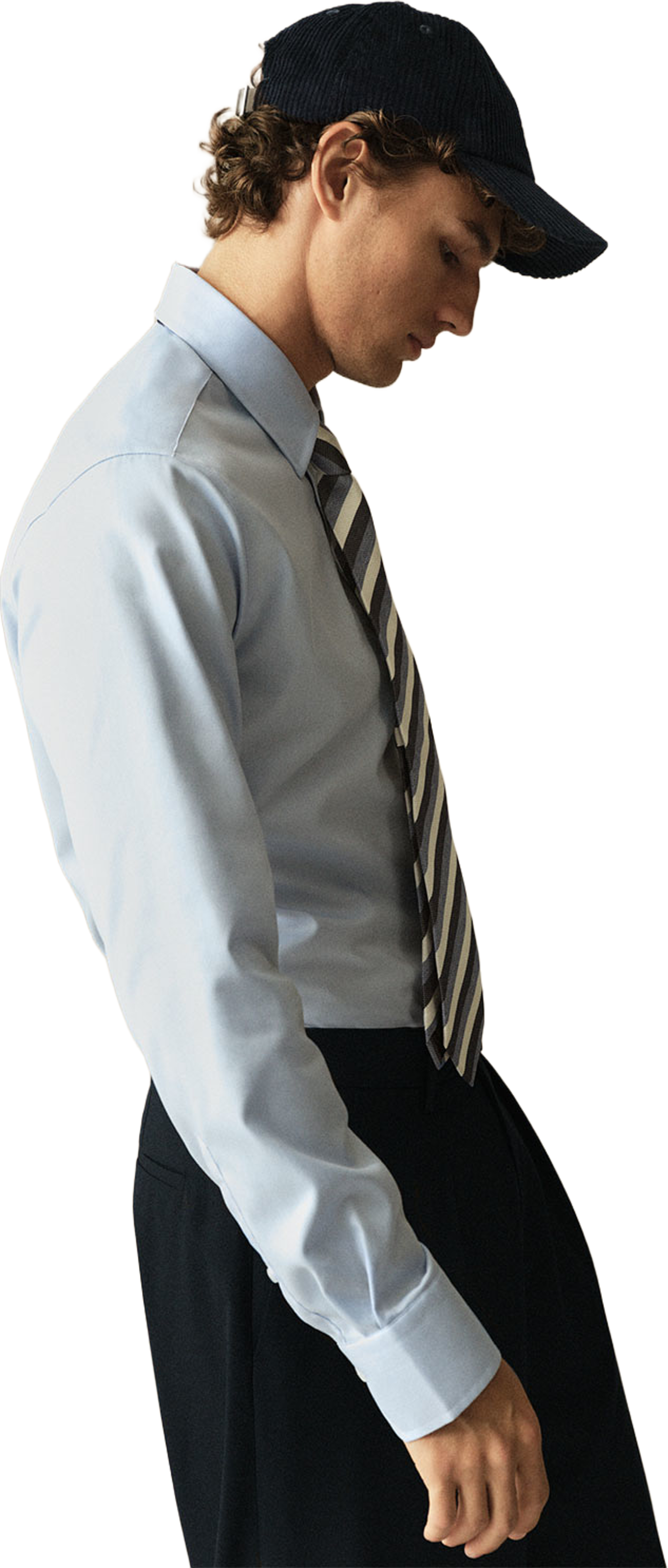 Twillvävd skjorta AXEL regular fit, från NORVIE, i färgen Light Blue. Klicka för att öppna bilden i stort format