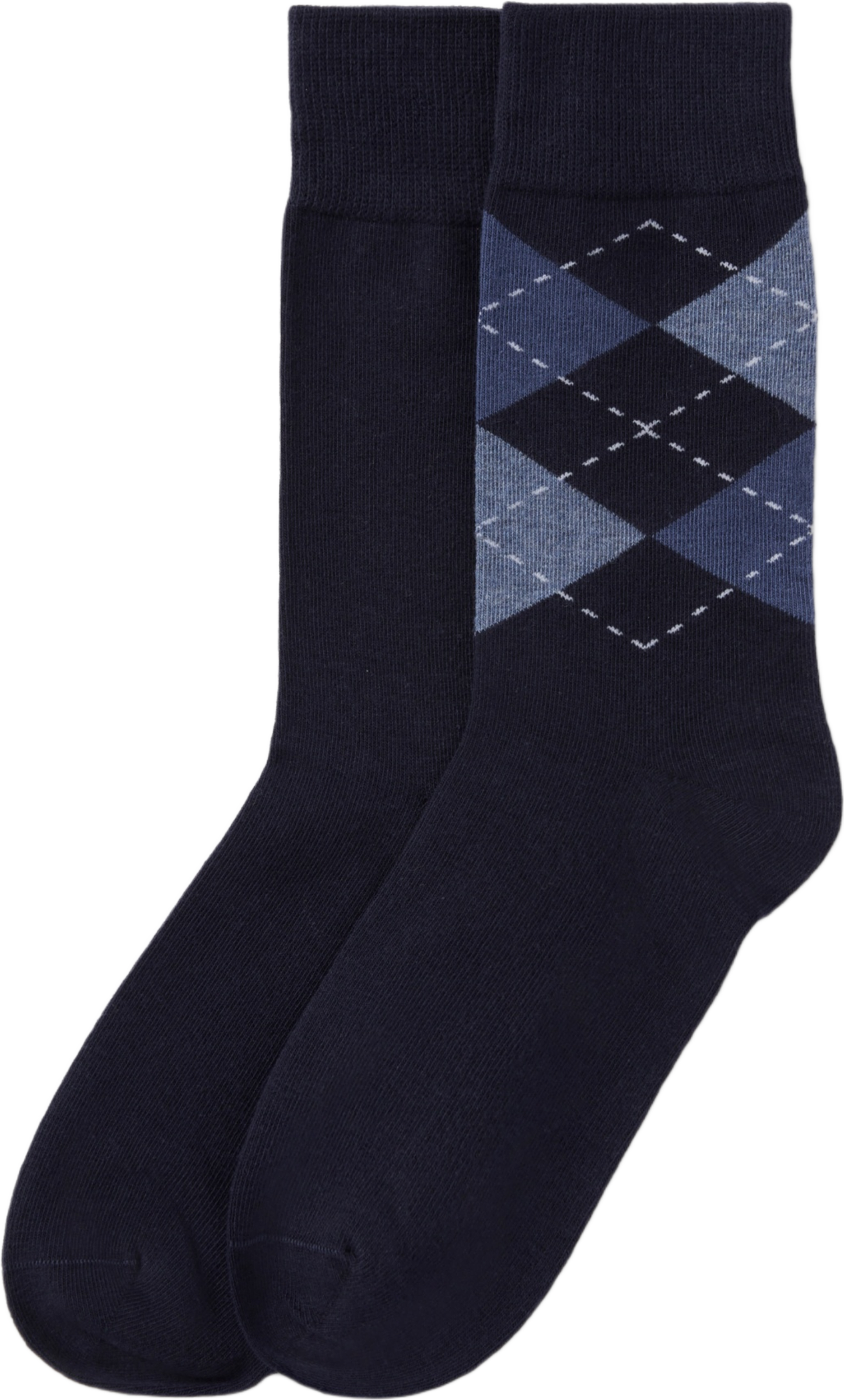 Strumpor argyle, 2-pack