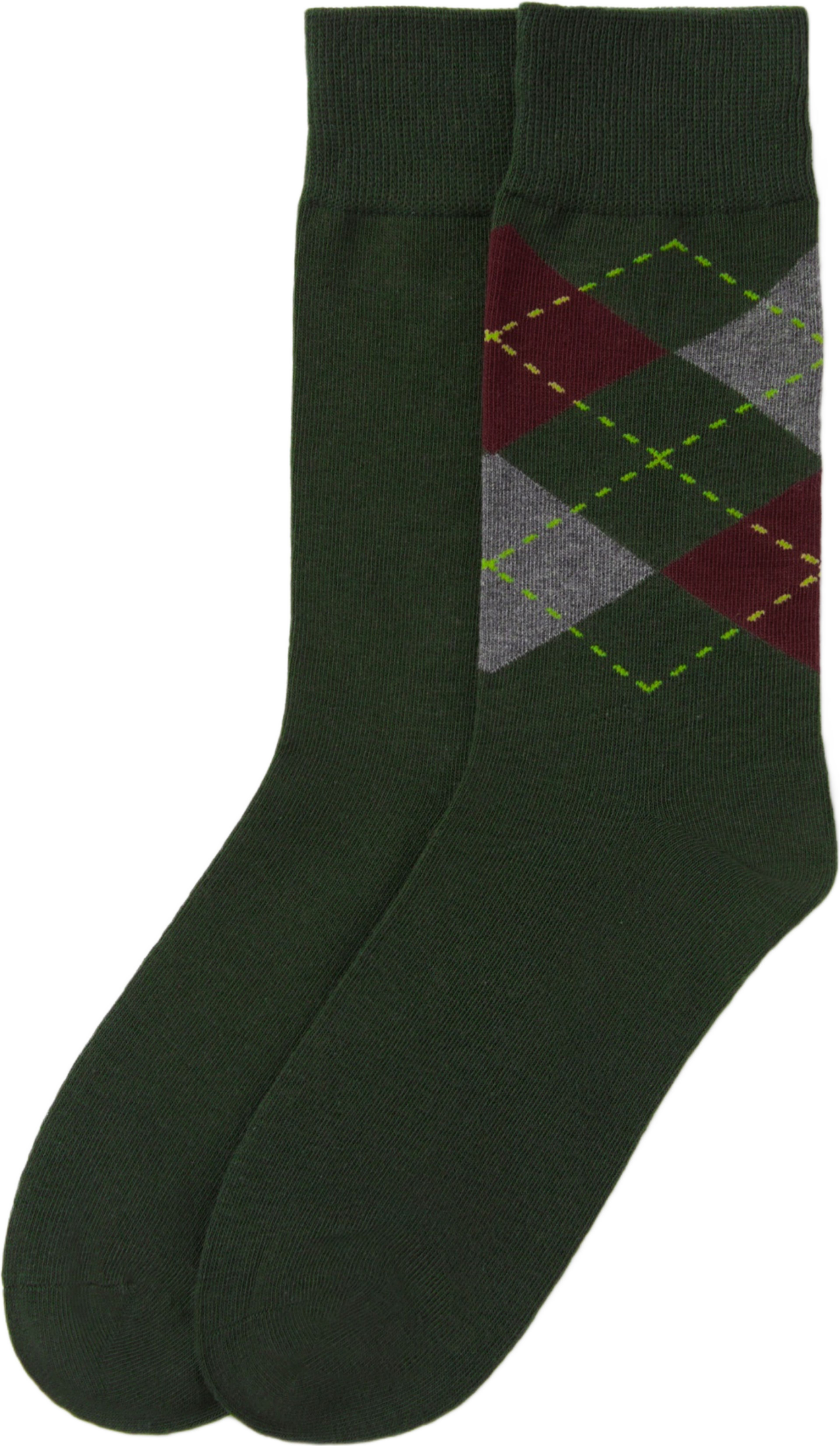 Strumpor argyle, 2-pack