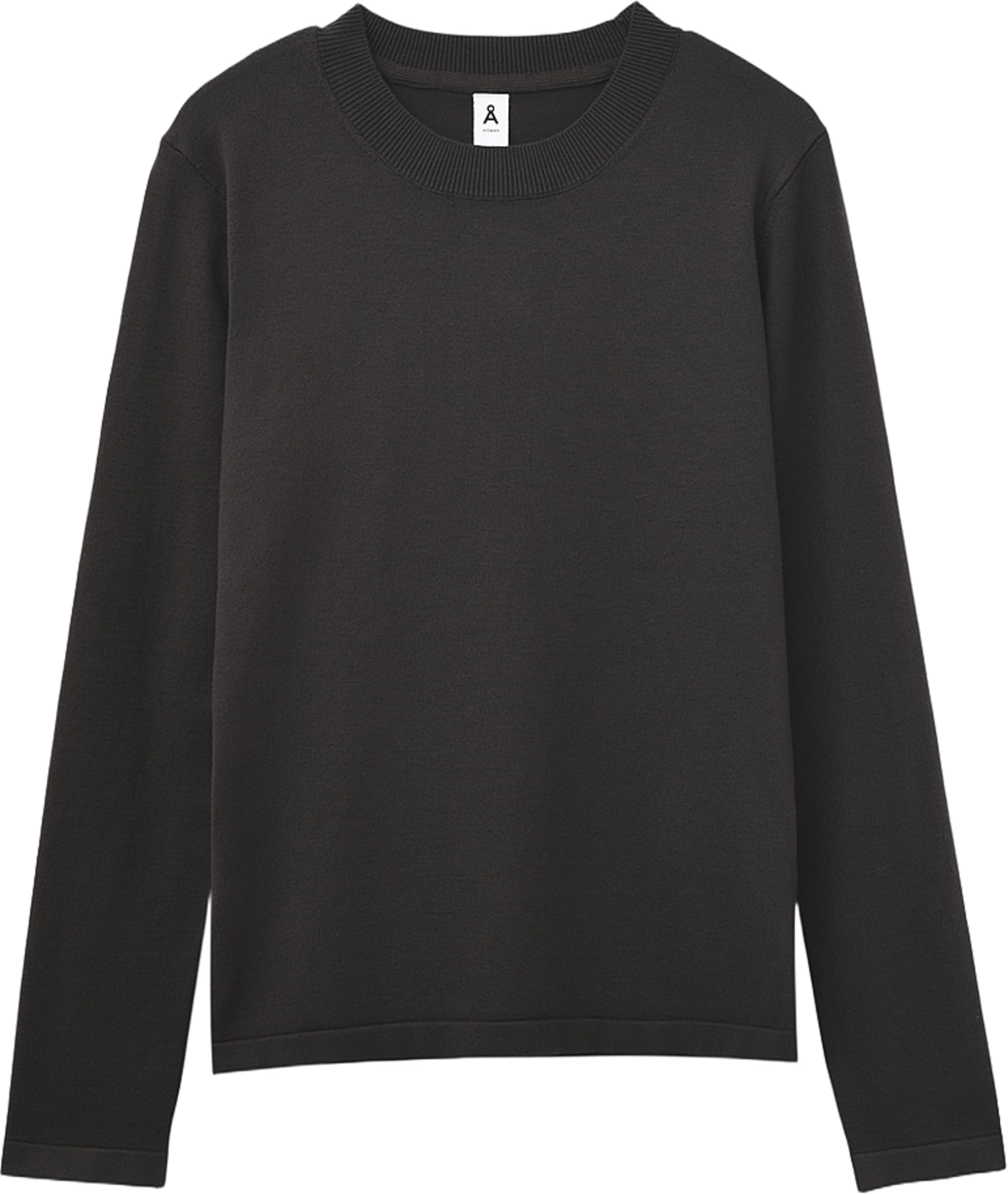 Stickad tröja ASTRID, från Å WOMAN, i färgen Brown 2. Klicka för att öppna bilden i stort format