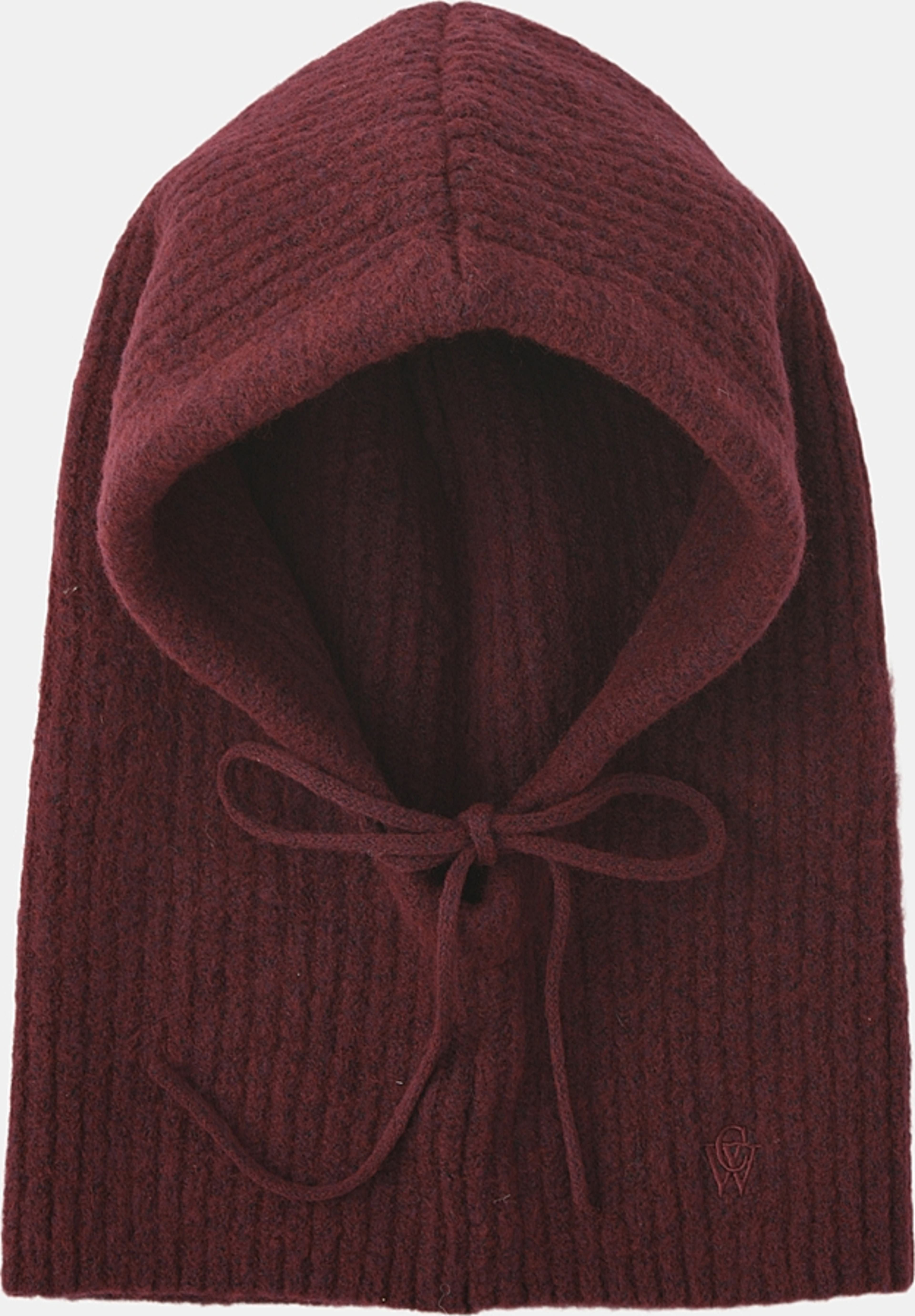 Balaklava STELLA, från Carin Wester, i färgen Wine Red. Klicka för att öppna bilden i stort format