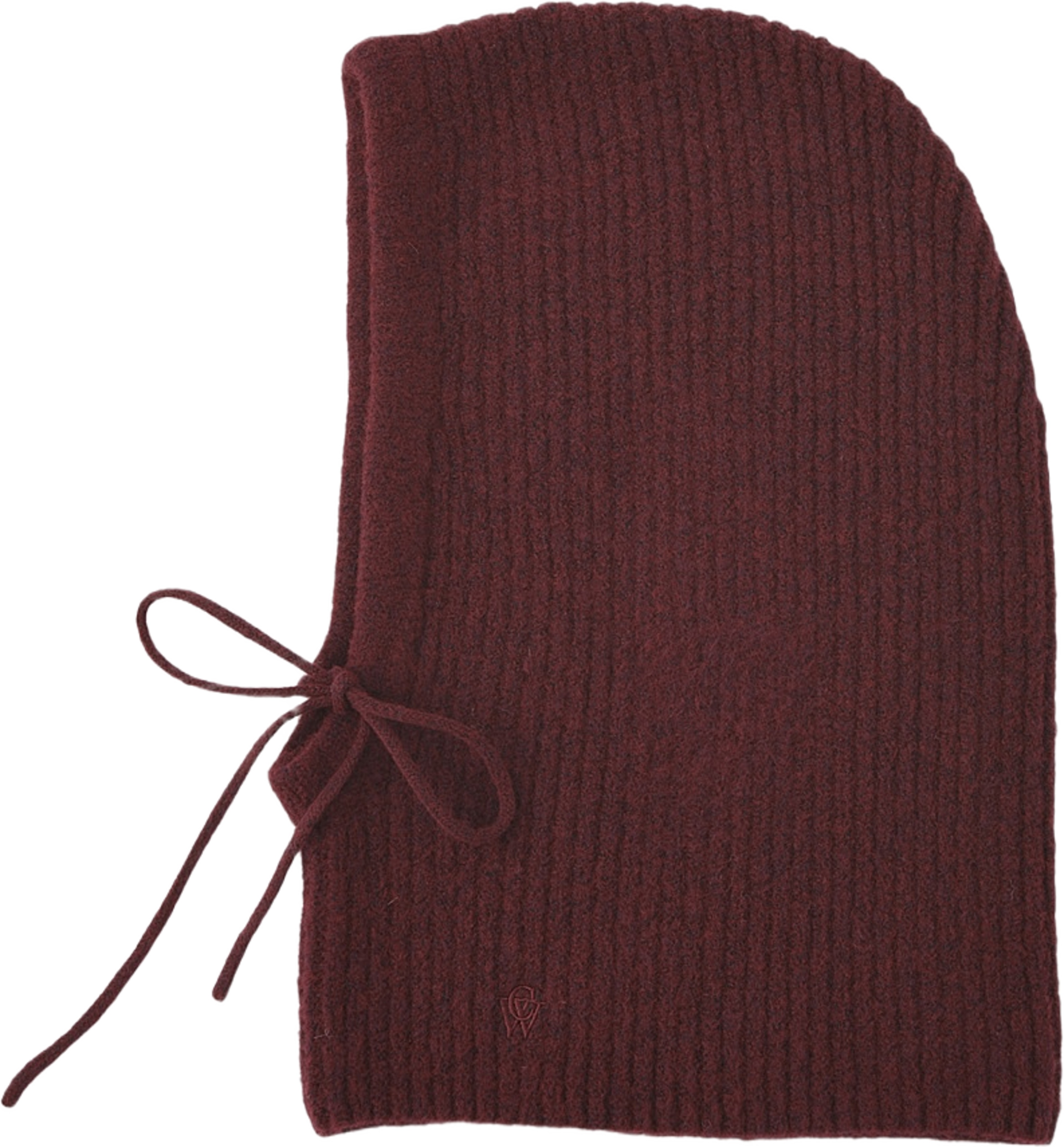 Balaklava STELLA, från Carin Wester, i färgen Wine Red. Klicka för att öppna bilden i stort format