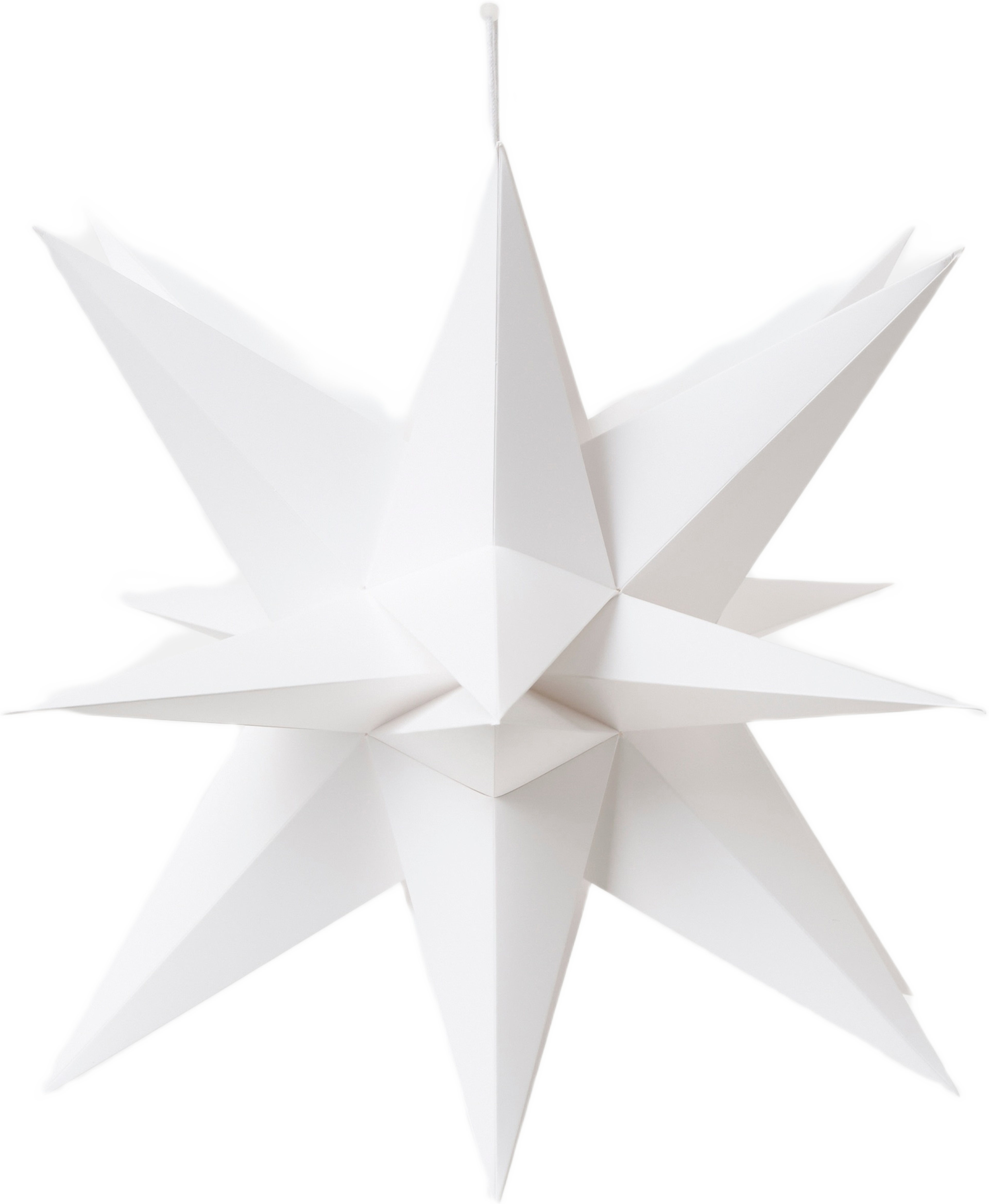Adventsstjärna 3D GLORIA 50 cm, från Åhléns Home, i färgen White. Klicka för att öppna bilden i stort format