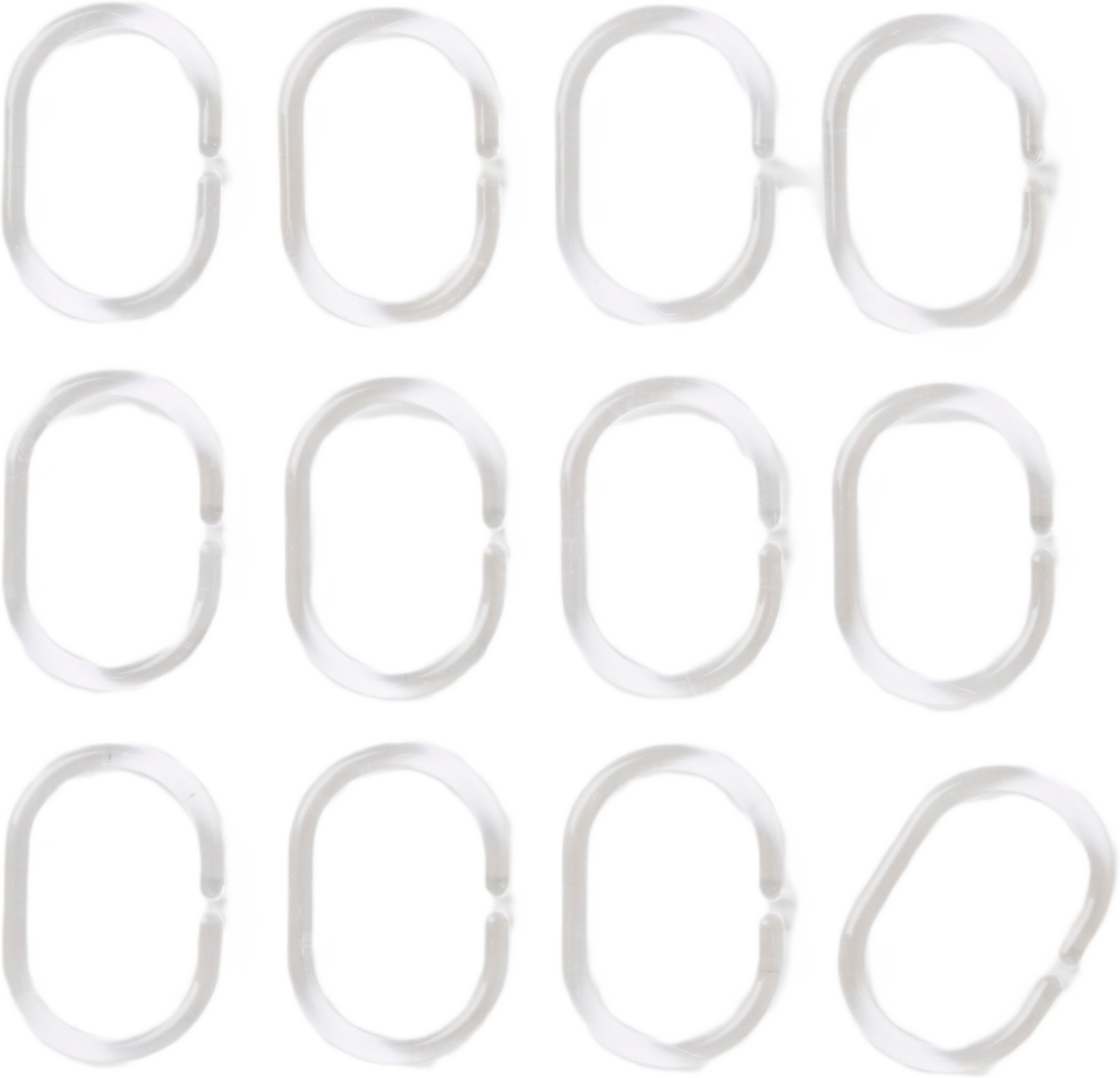 Duschdraperiring, 12-pack