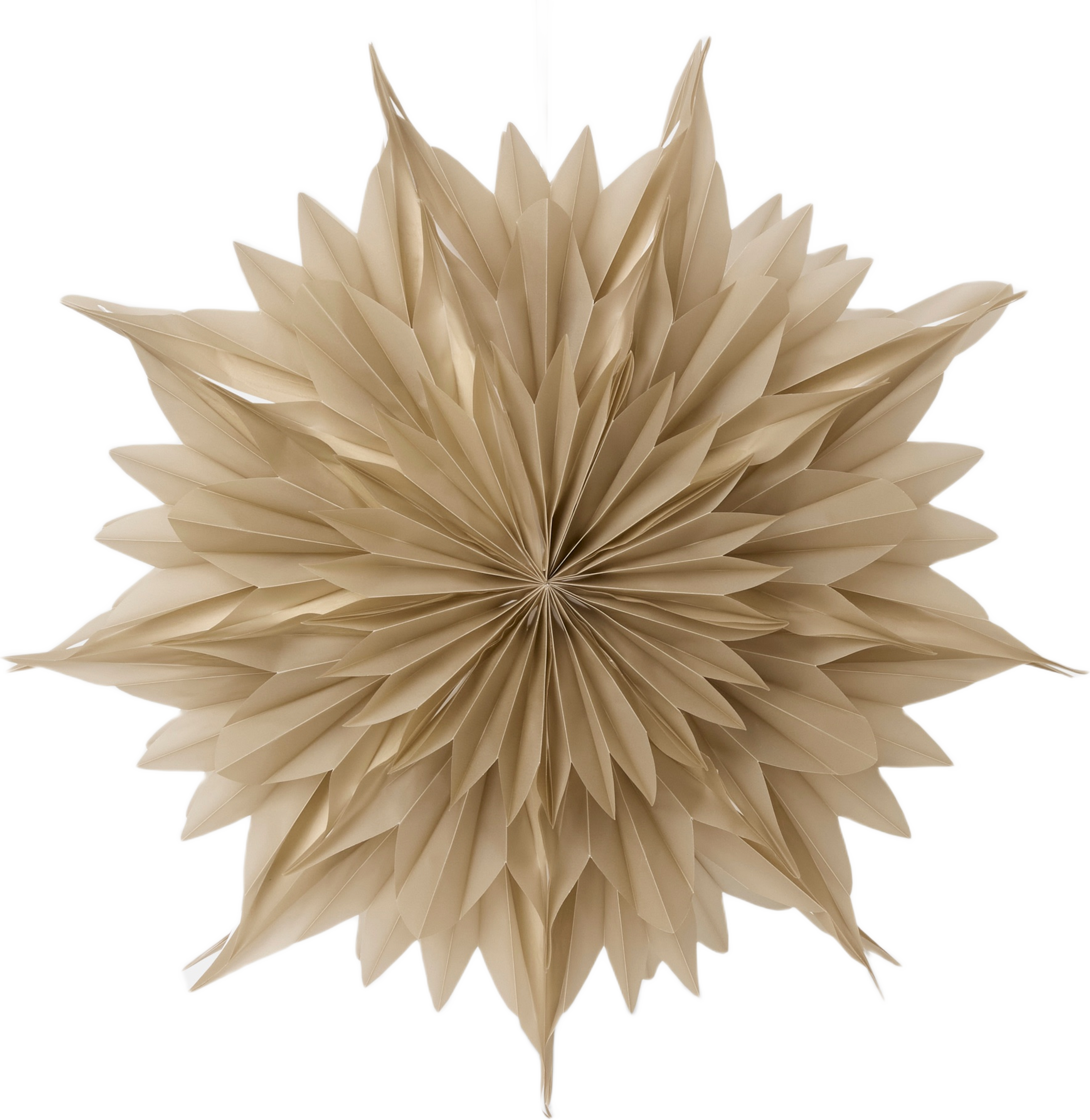 Adventsstjärna EVA 65 cm, från Åhléns Home, i färgen Beige 2. Klicka för att öppna bilden i stort format