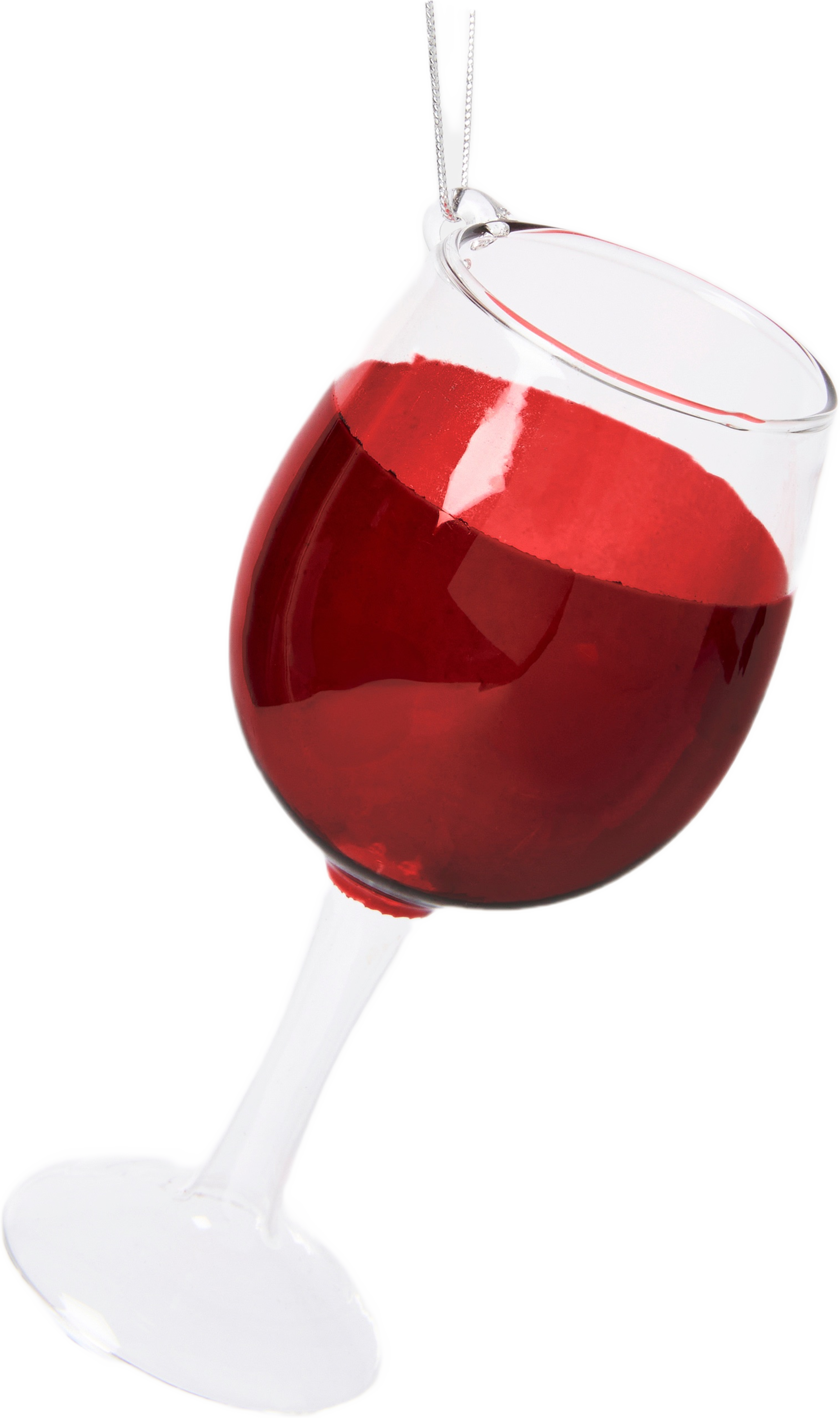 Julgranshänge i glas VINGLAS, från Åhléns Home, i färgen Red. Klicka för att öppna bilden i stort format