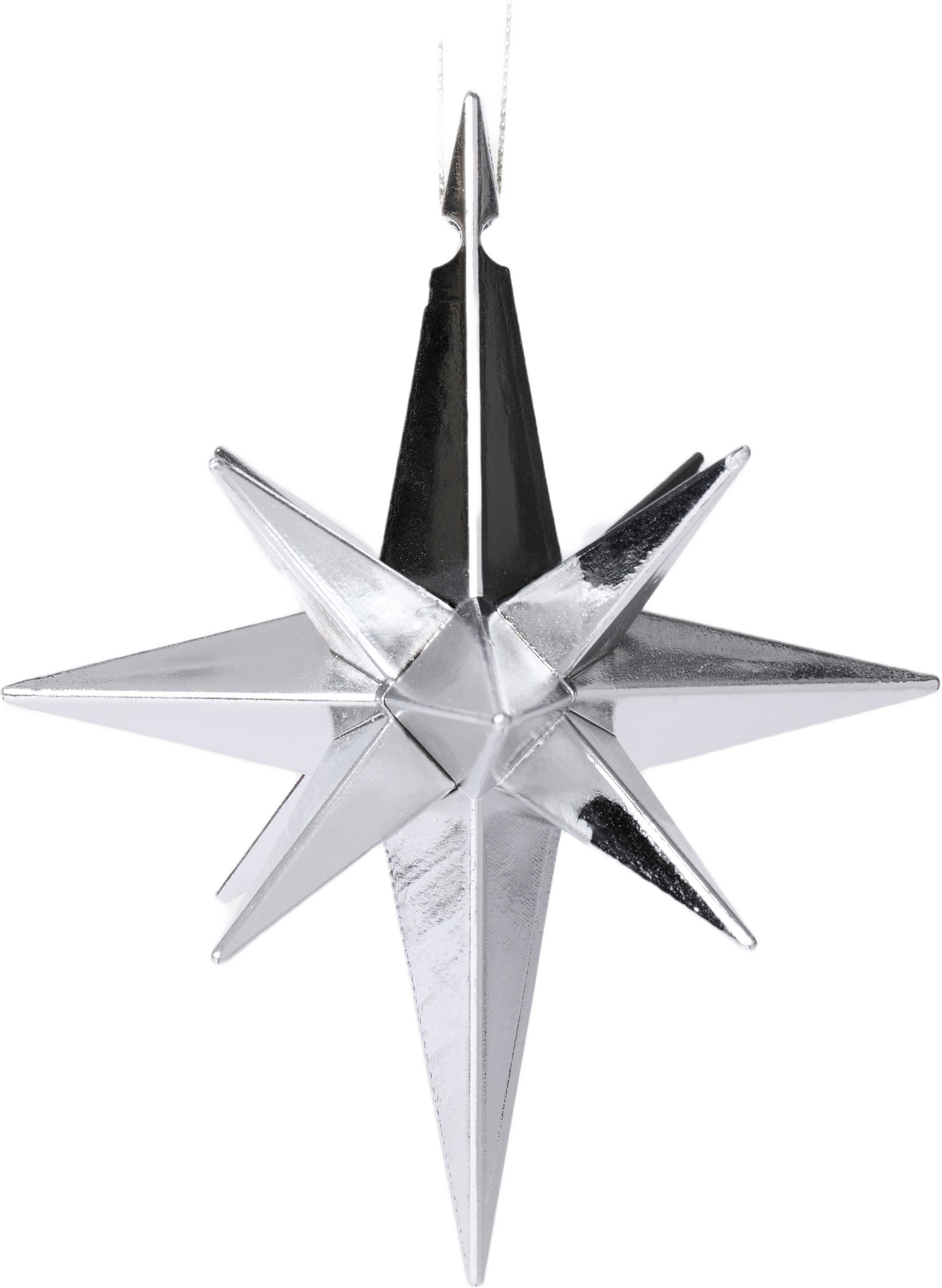 Julgranshänge STAR 3D, från Åhléns Home, i färgen Silver. Klicka för att öppna bilden i stort format