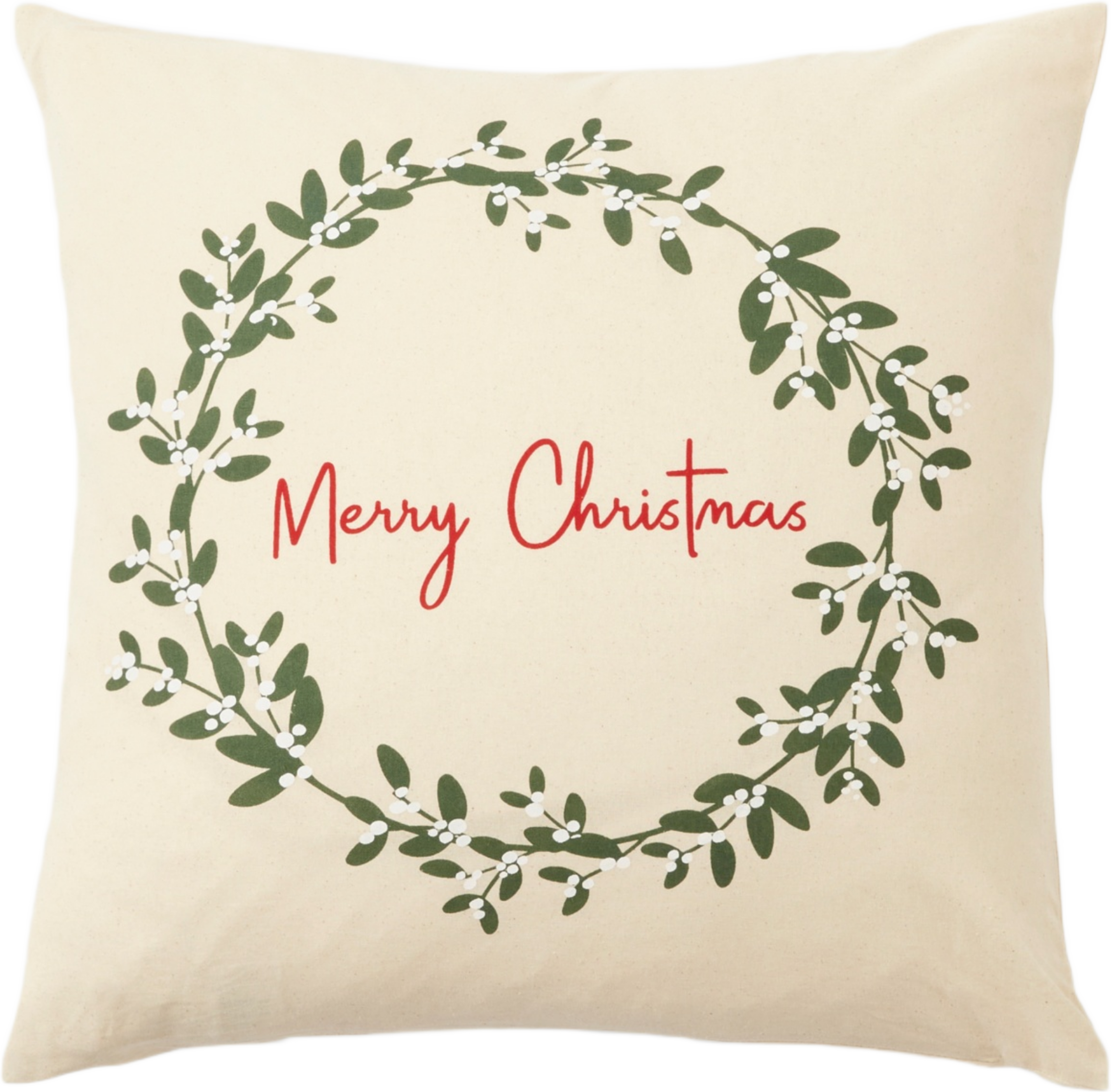 Kuddfodral CHRISTMAS 50x50 cm, från Åhléns Home, i färgen Off White. Klicka för att öppna bilden i stort format