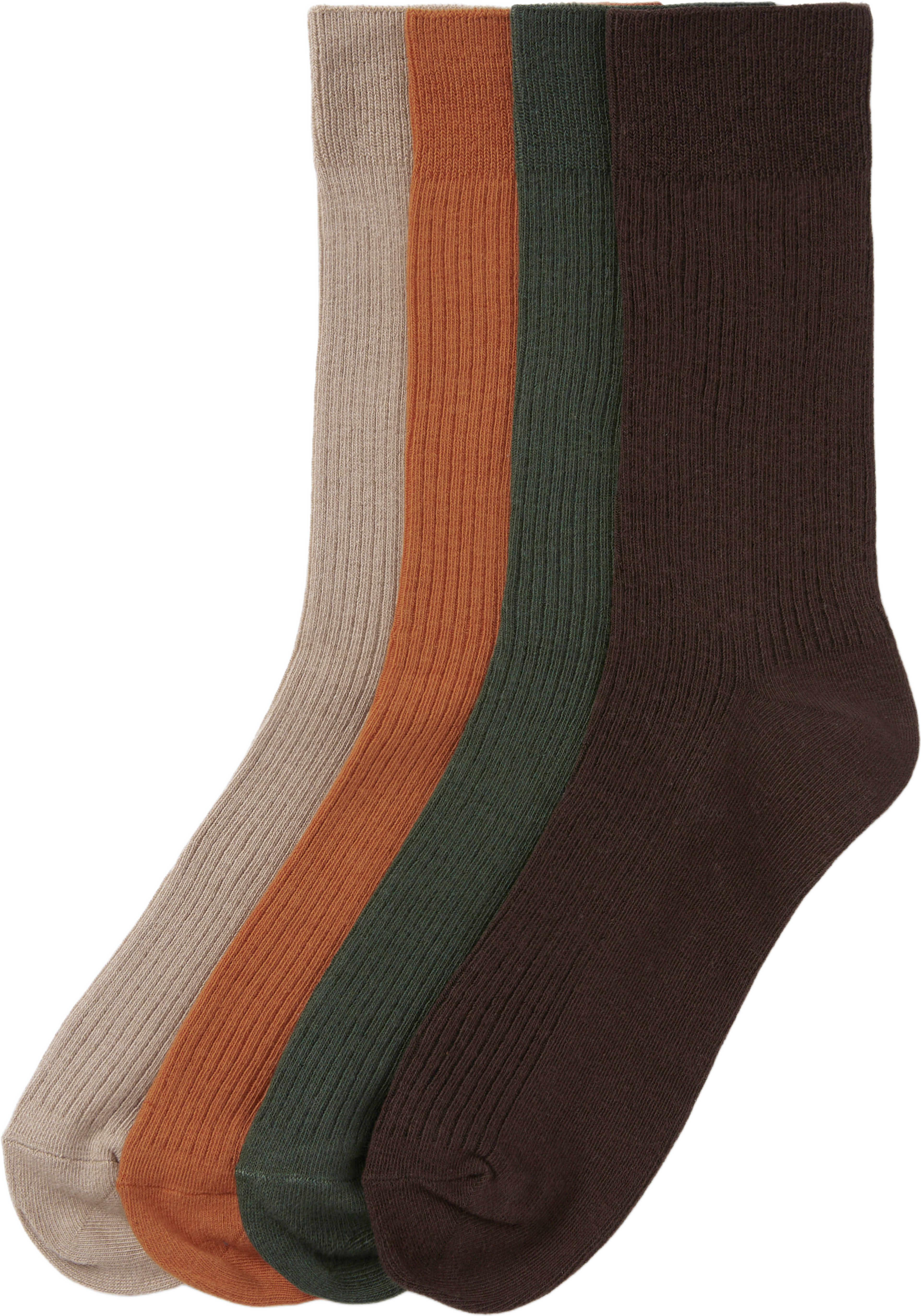 Ribbade strumpor, 4-pack