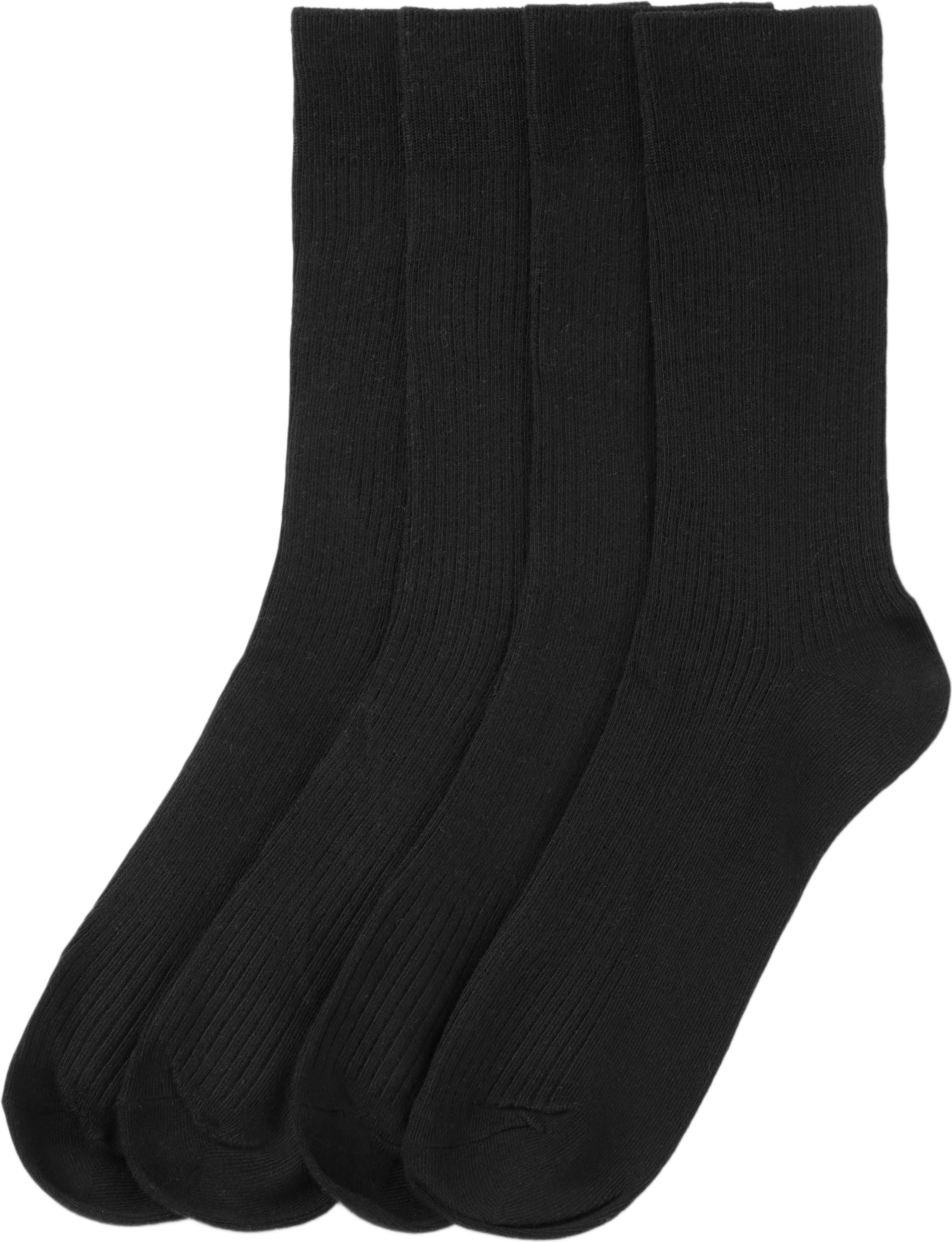 Ribbade strumpor, 4-pack
