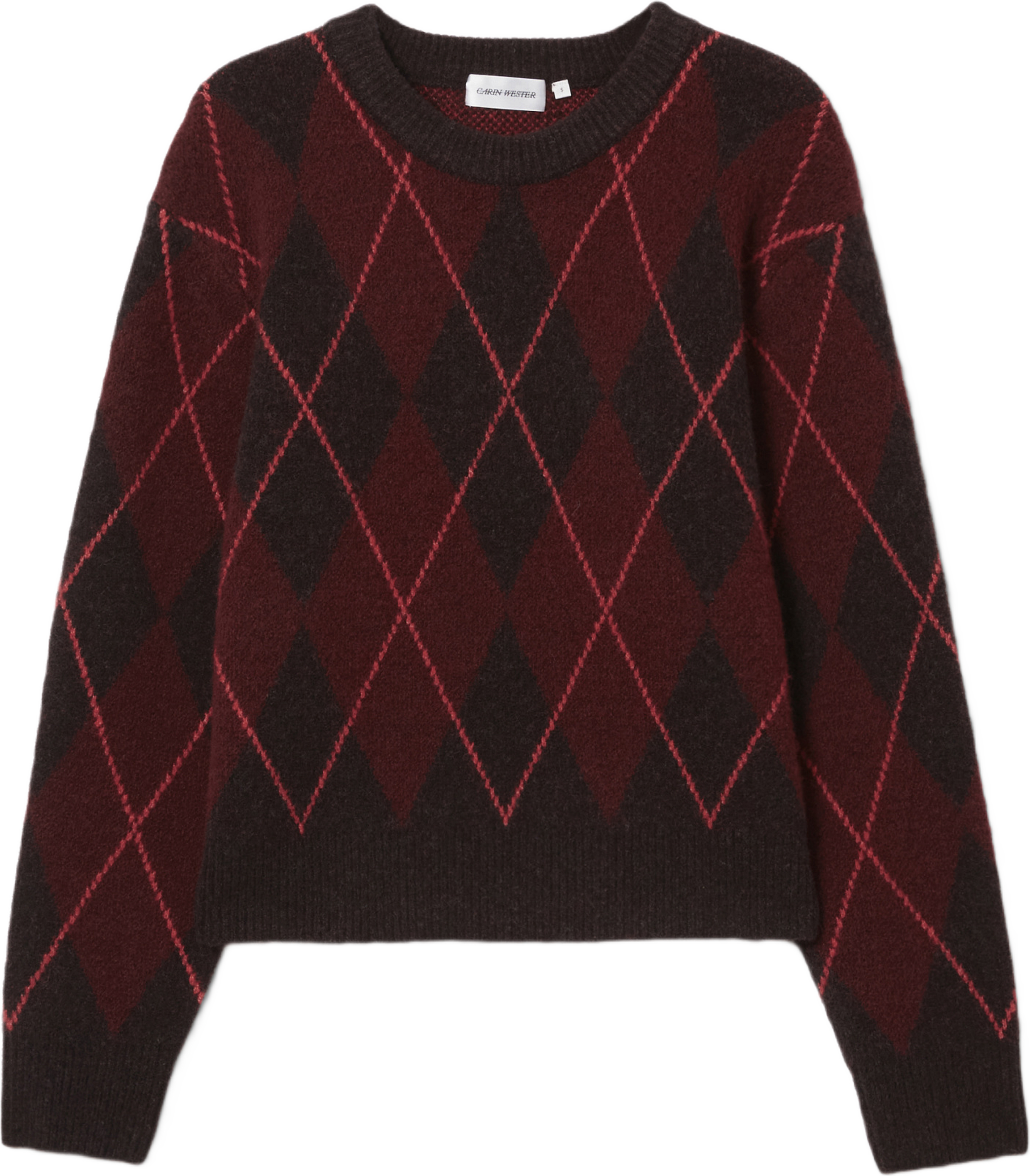 Argyle-mönstrad jumper ECRIN