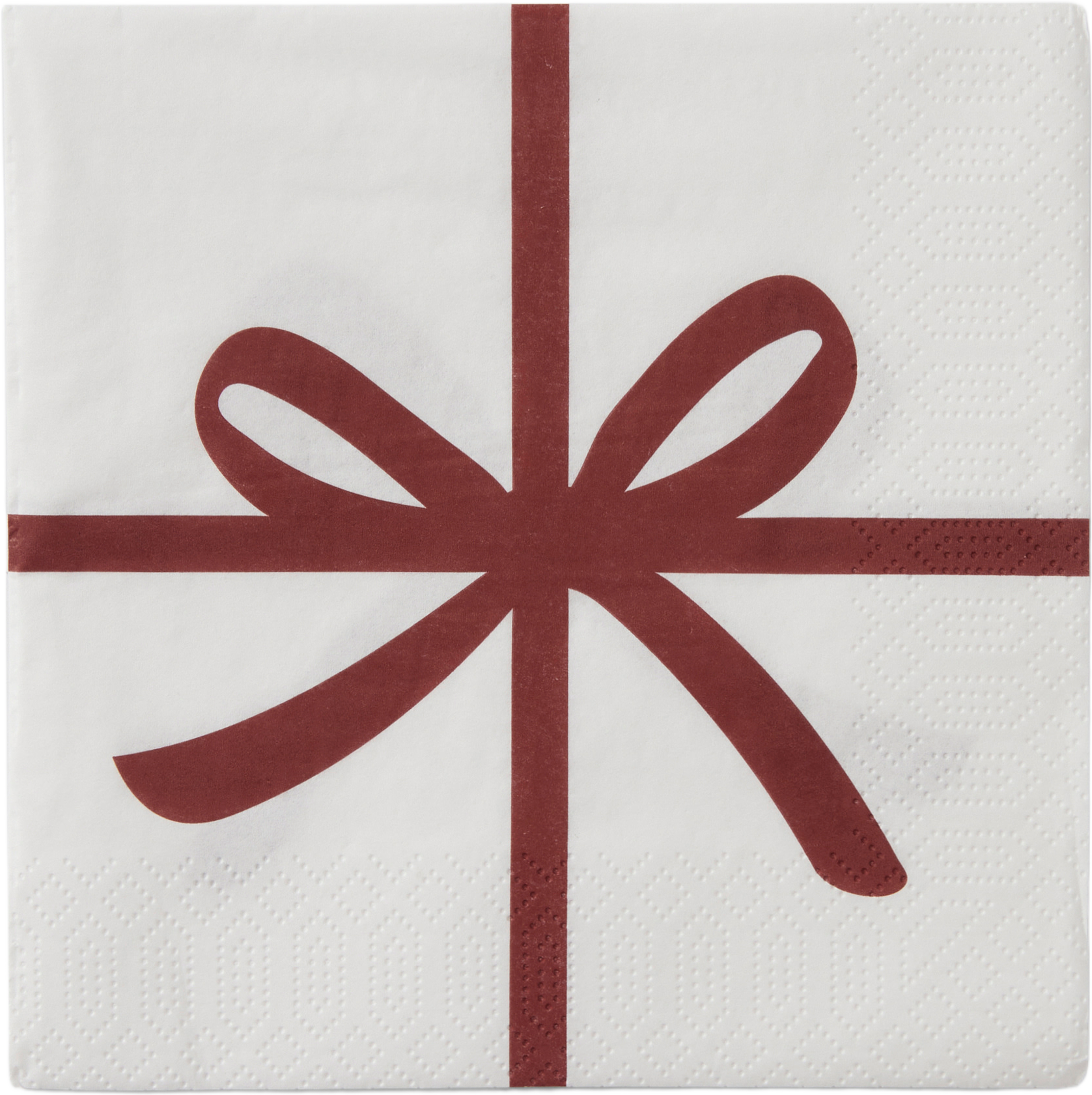 Pappersservetter ROSETT 33x33 cm, från Åhléns Home, i färgen Red. Klicka för att öppna bilden i stort format