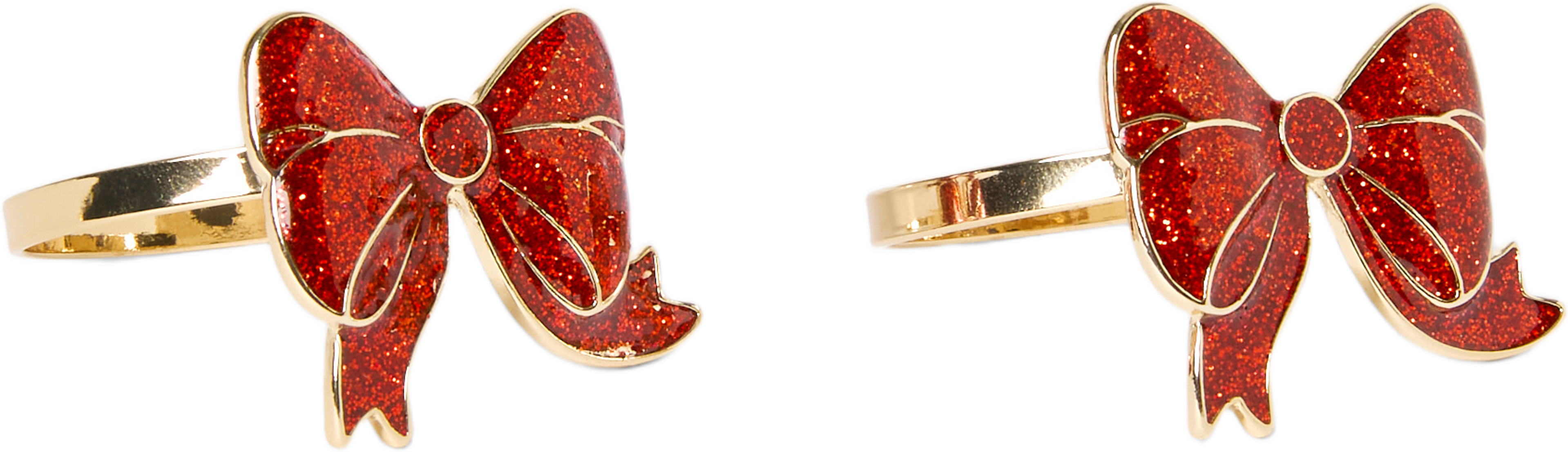 Servettring BOWIE, 2-pack, från Åhléns Home, i färgen Red. Klicka för att öppna bilden i stort format