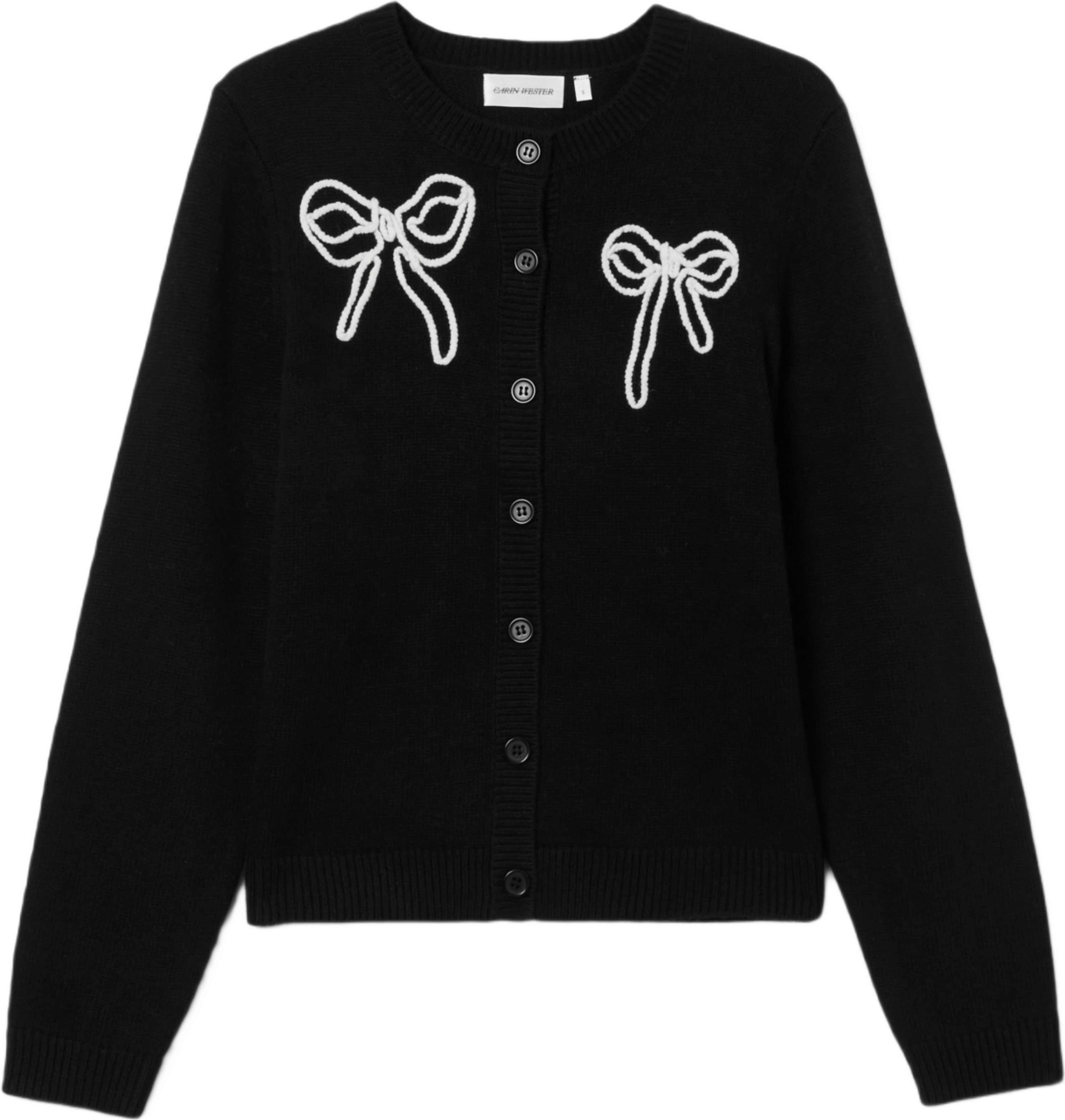 Cardigan med rosetter EBBIS