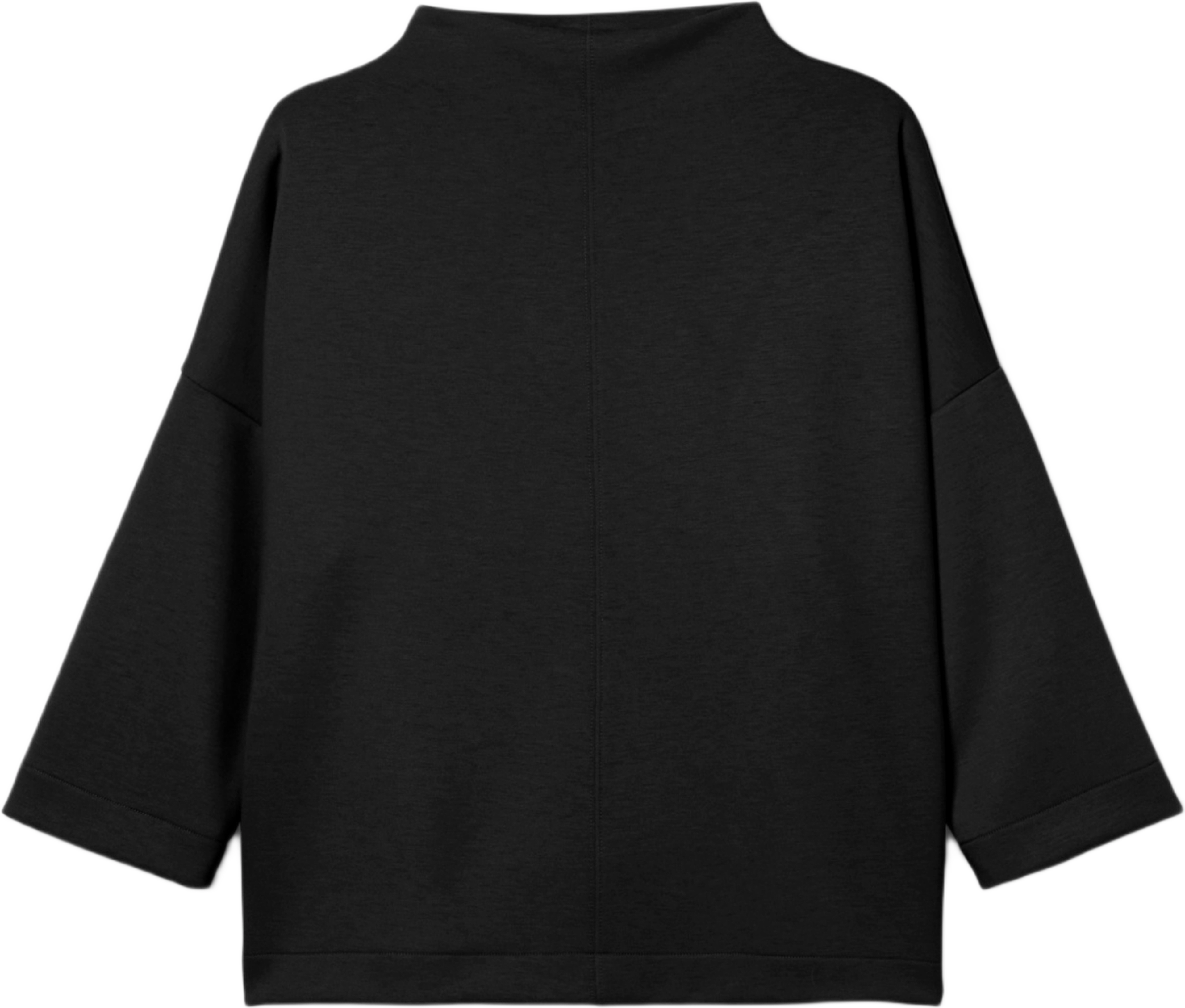 Topp med mock neck CORA, från Carin Wester, i färgen Black. Klicka för att öppna bilden i stort format