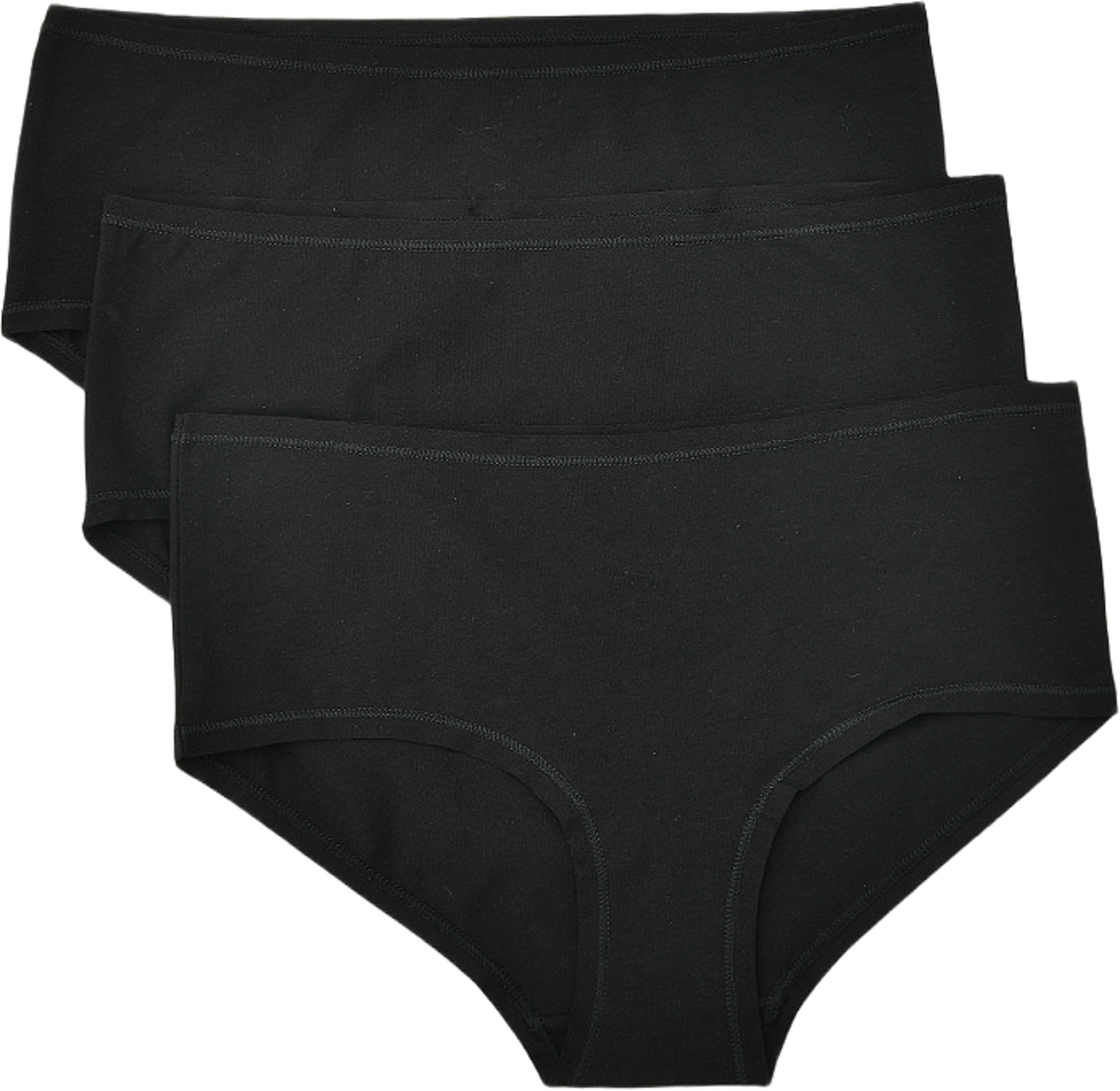 Bomullstrosor CELINA, 3-pack, från Å WOMAN, i färgen Black. Klicka för att öppna bilden i stort format