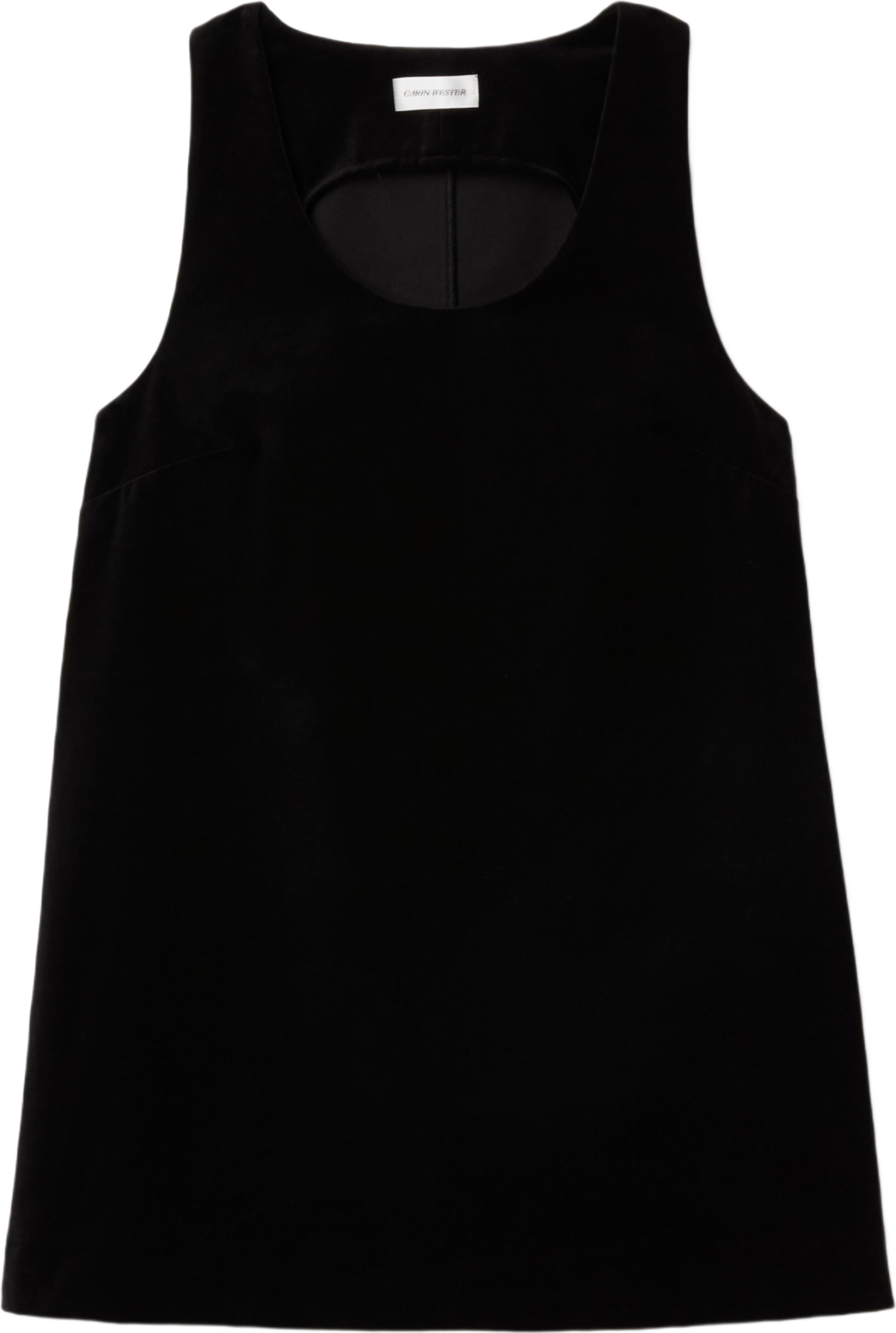 Ärmlös sammetsklänning LEANE, från Carin Wester, i färgen Black.