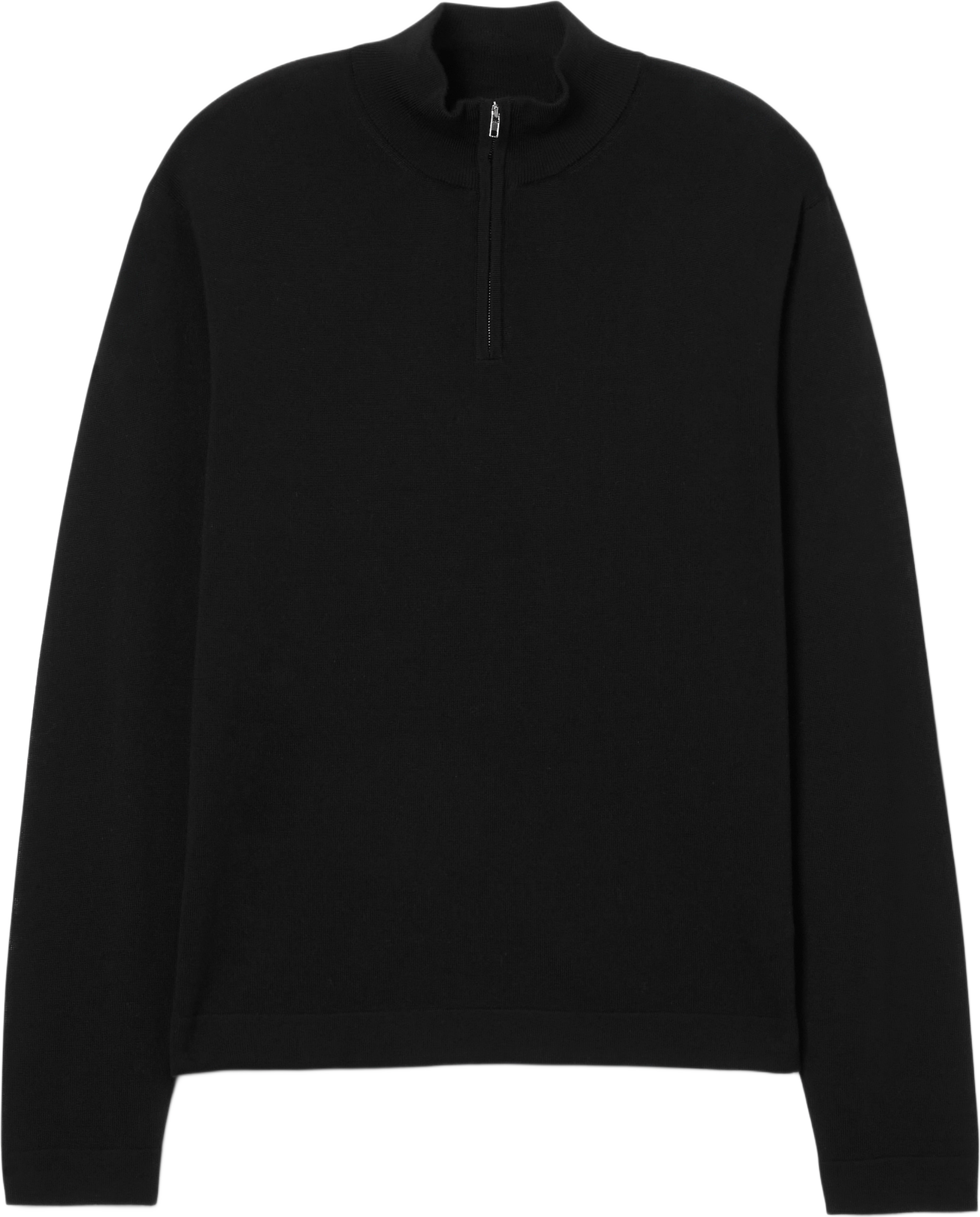 Ulltröja med half zip MAEL, från NORVIE, i färgen Black. Klicka för att öppna bilden i stort format