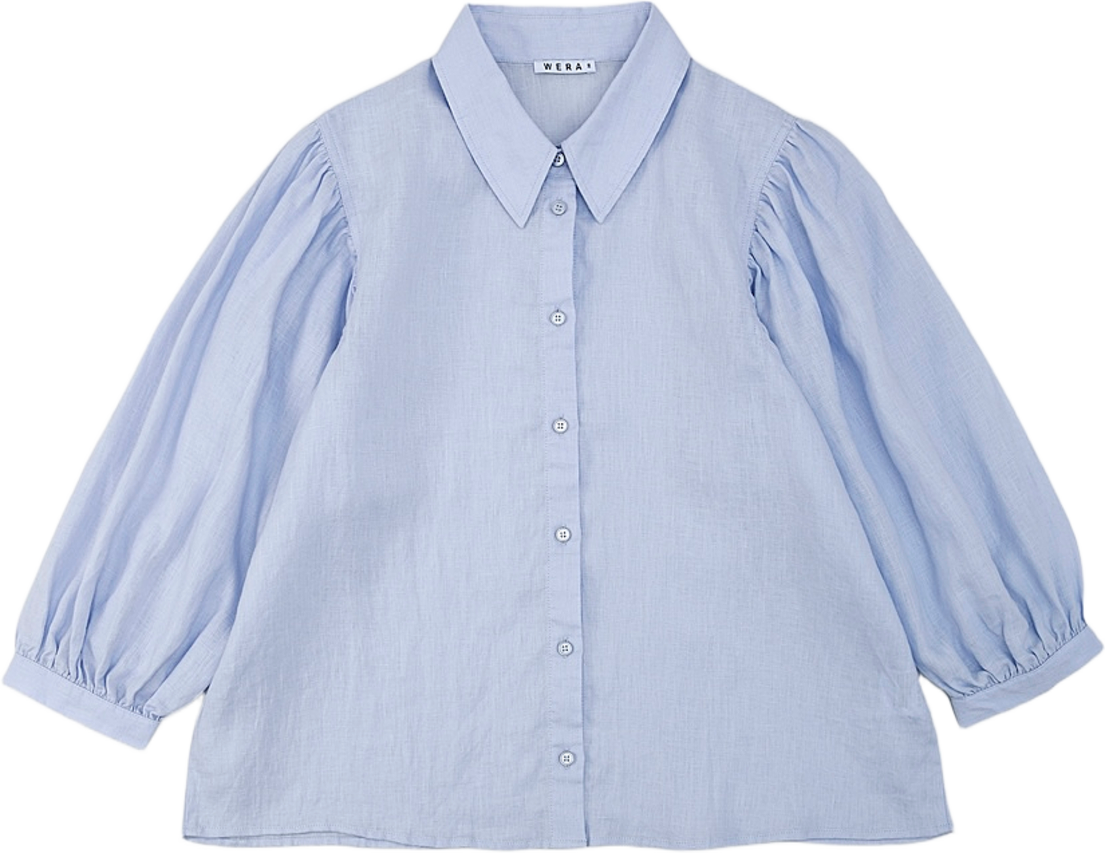 Linneblus TULIP, från Wera, i färgen Blue. Klicka för att öppna bilden i stort format