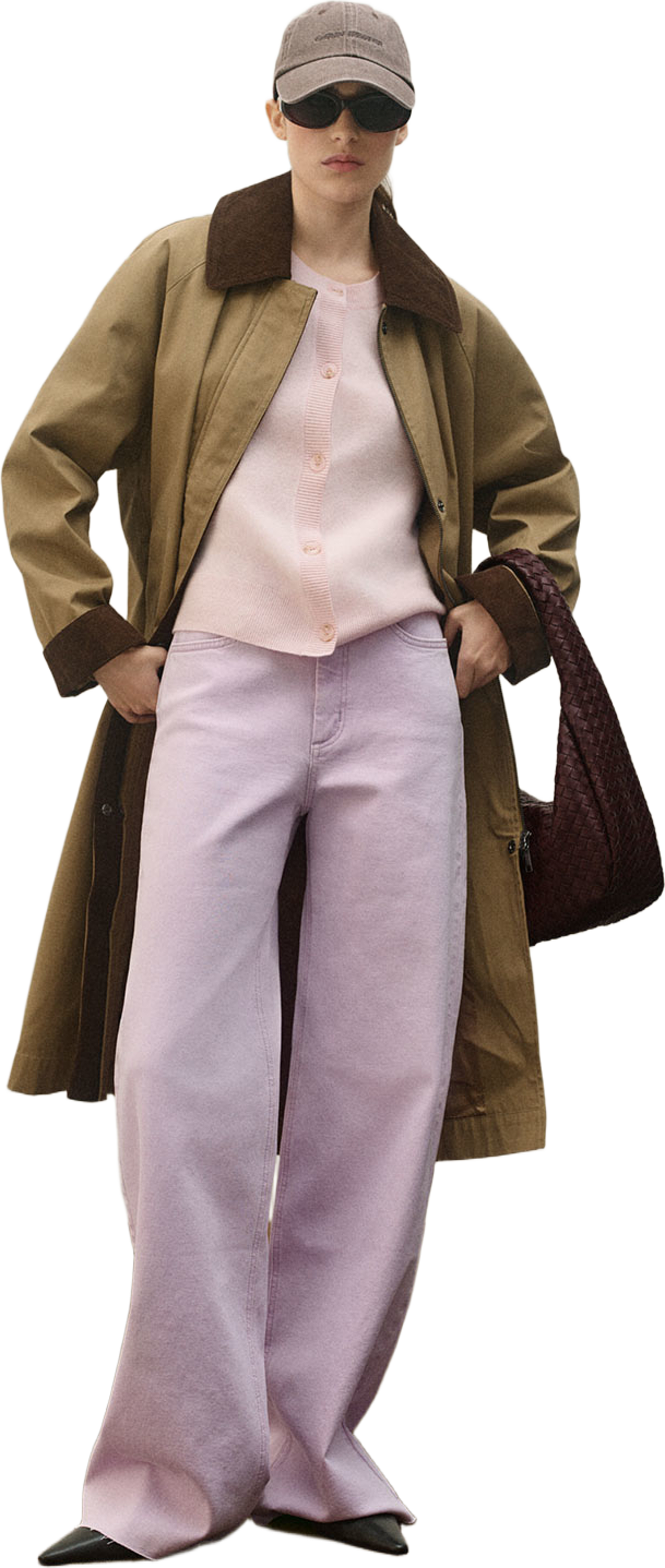 Vida byxor med hög midja IKA, från Carin Wester, i färgen Light Purple. Klicka för att öppna bilden i stort format