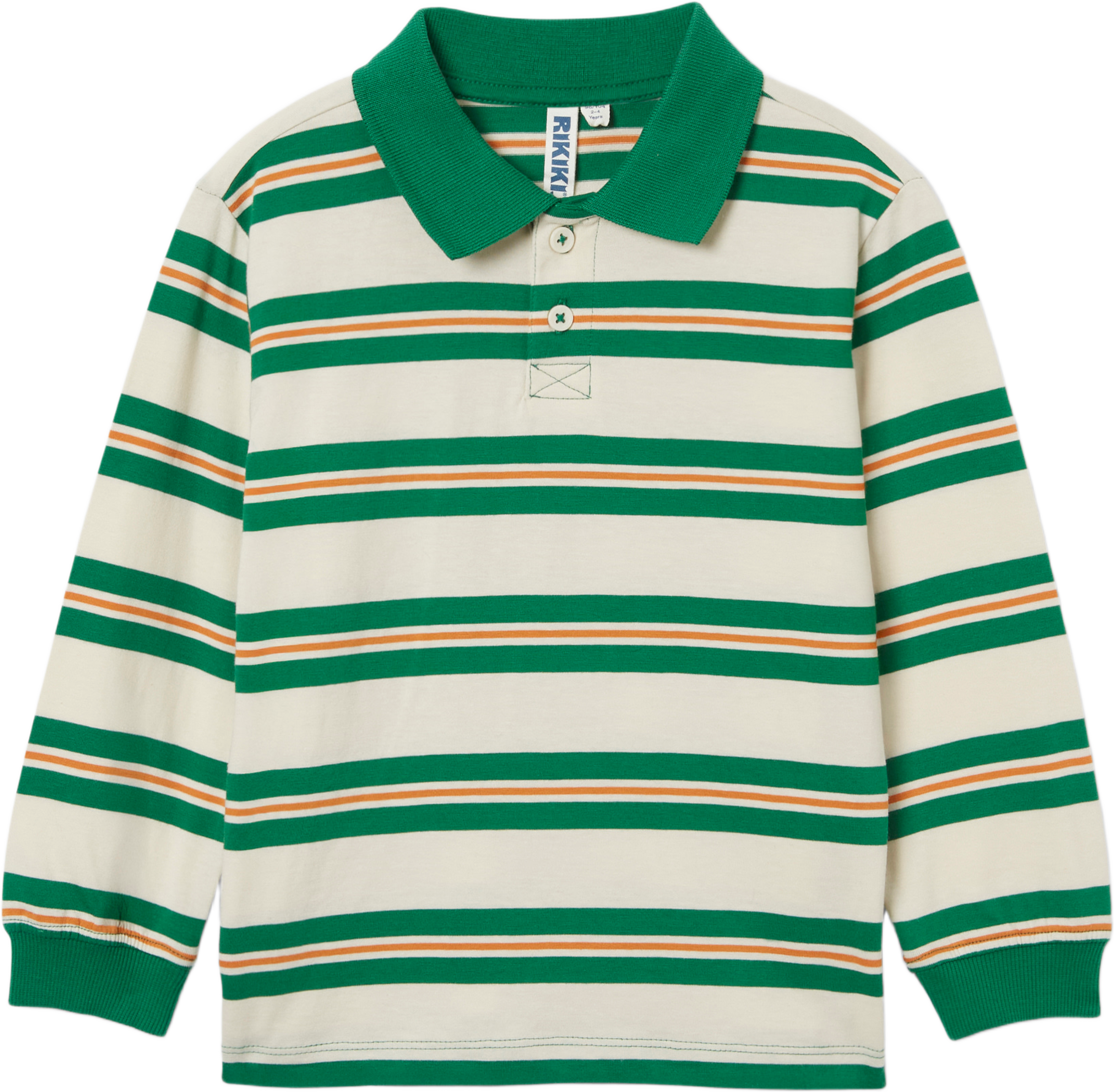 Fotbollströja ROBIN, från RIKIKI, i färgen Green Stripe. Klicka för att öppna bilden i stort format