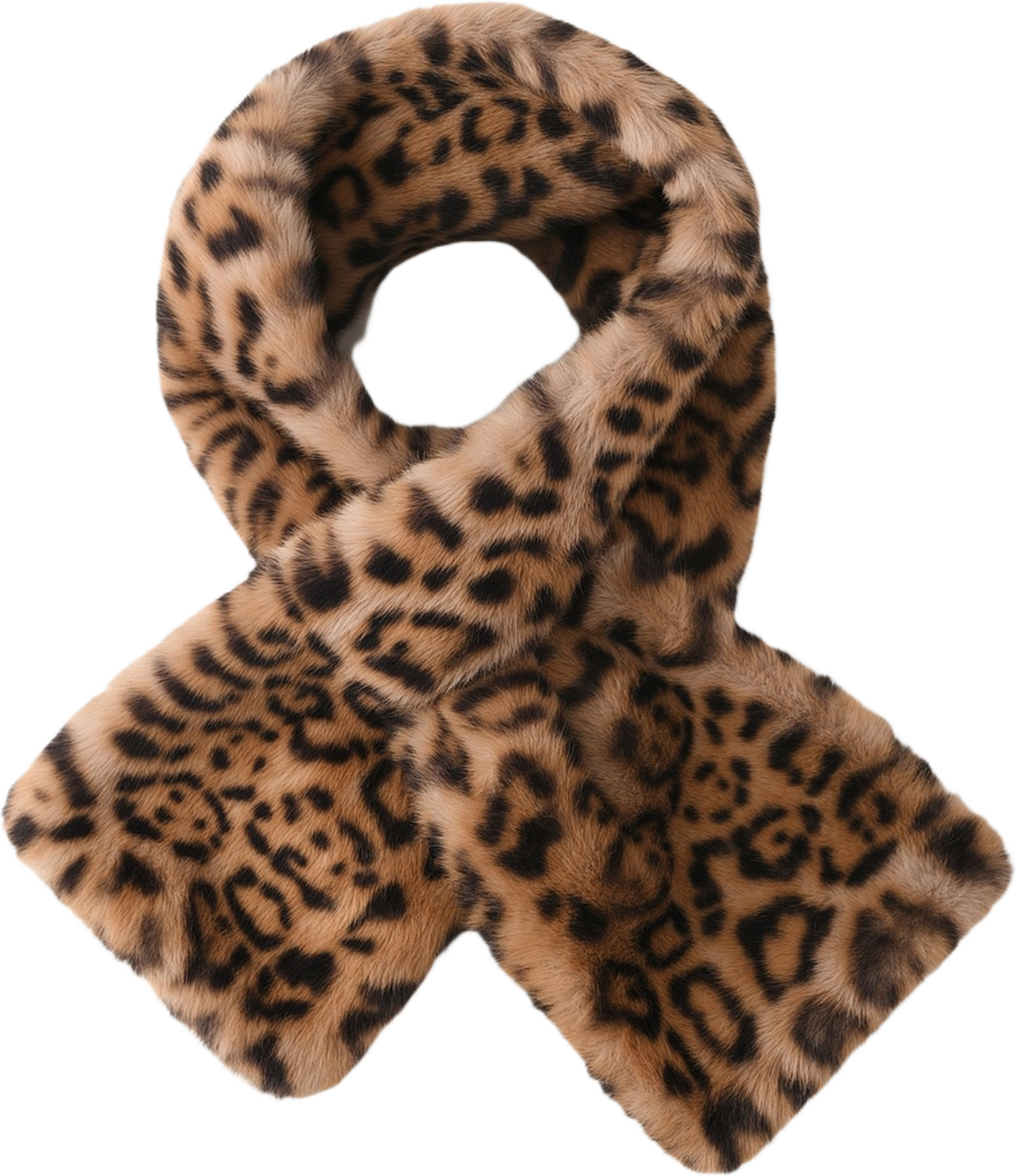 Scarf i fuskpäls AMY, från Carin Wester, i färgen Leo. Klicka för att öppna bilden i stort format