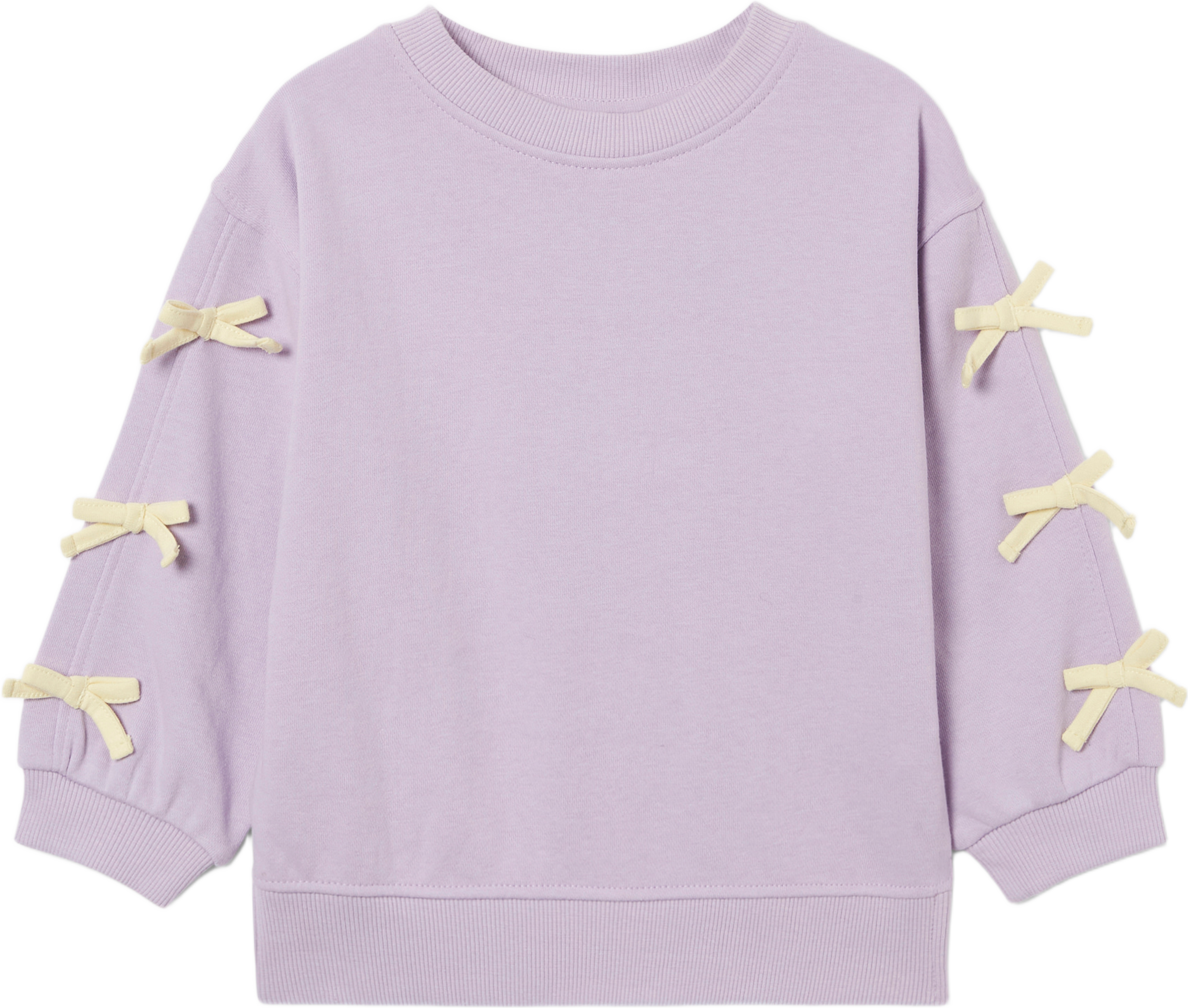 Collegetröja med rosetter NICE, från RIKIKI, i färgen Purple. Klicka för att öppna bilden i stort format