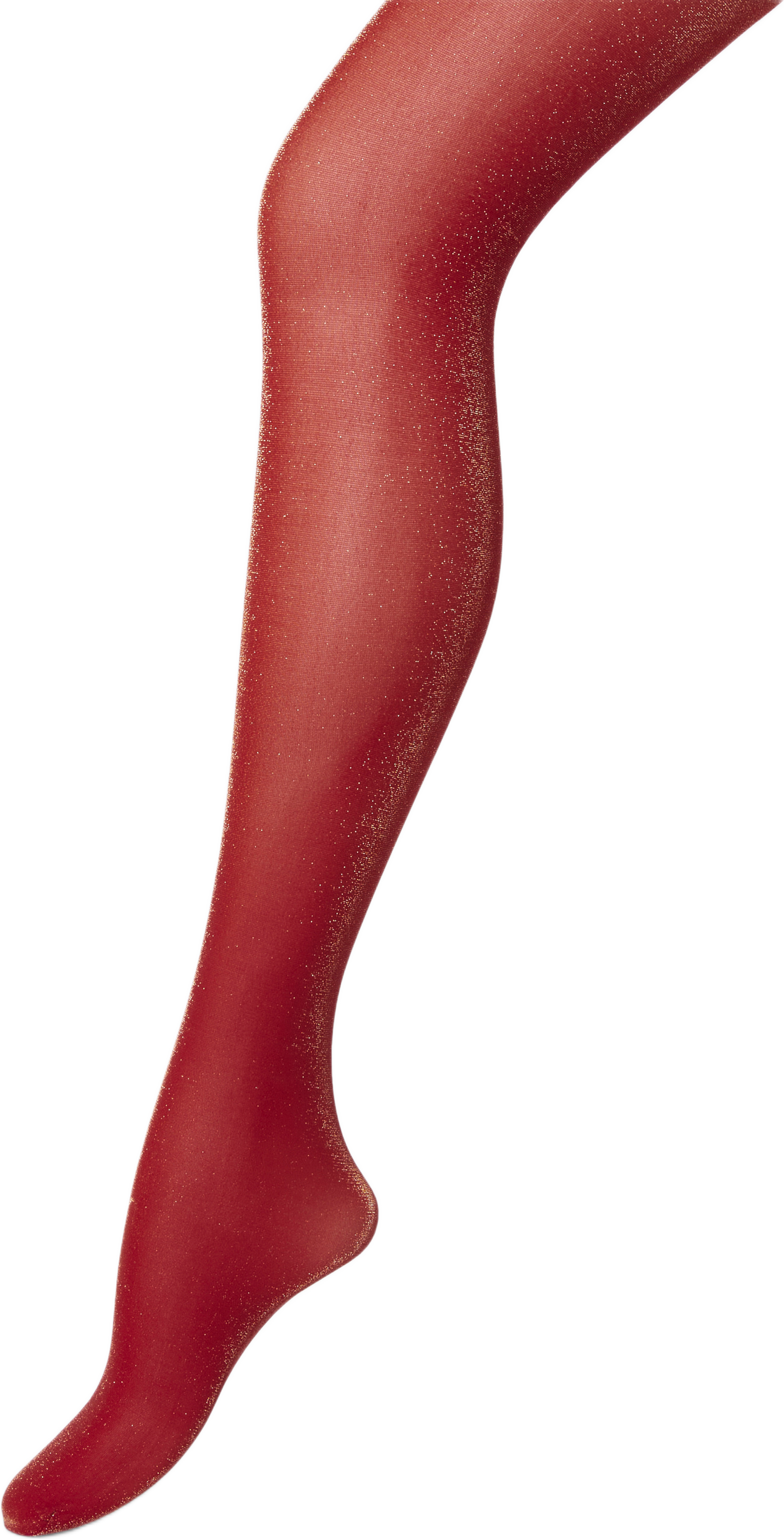 Glittriga strumpbyxor 50 den, från Å WOMAN, i färgen Red/Gold. Klicka för att öppna bilden i stort format