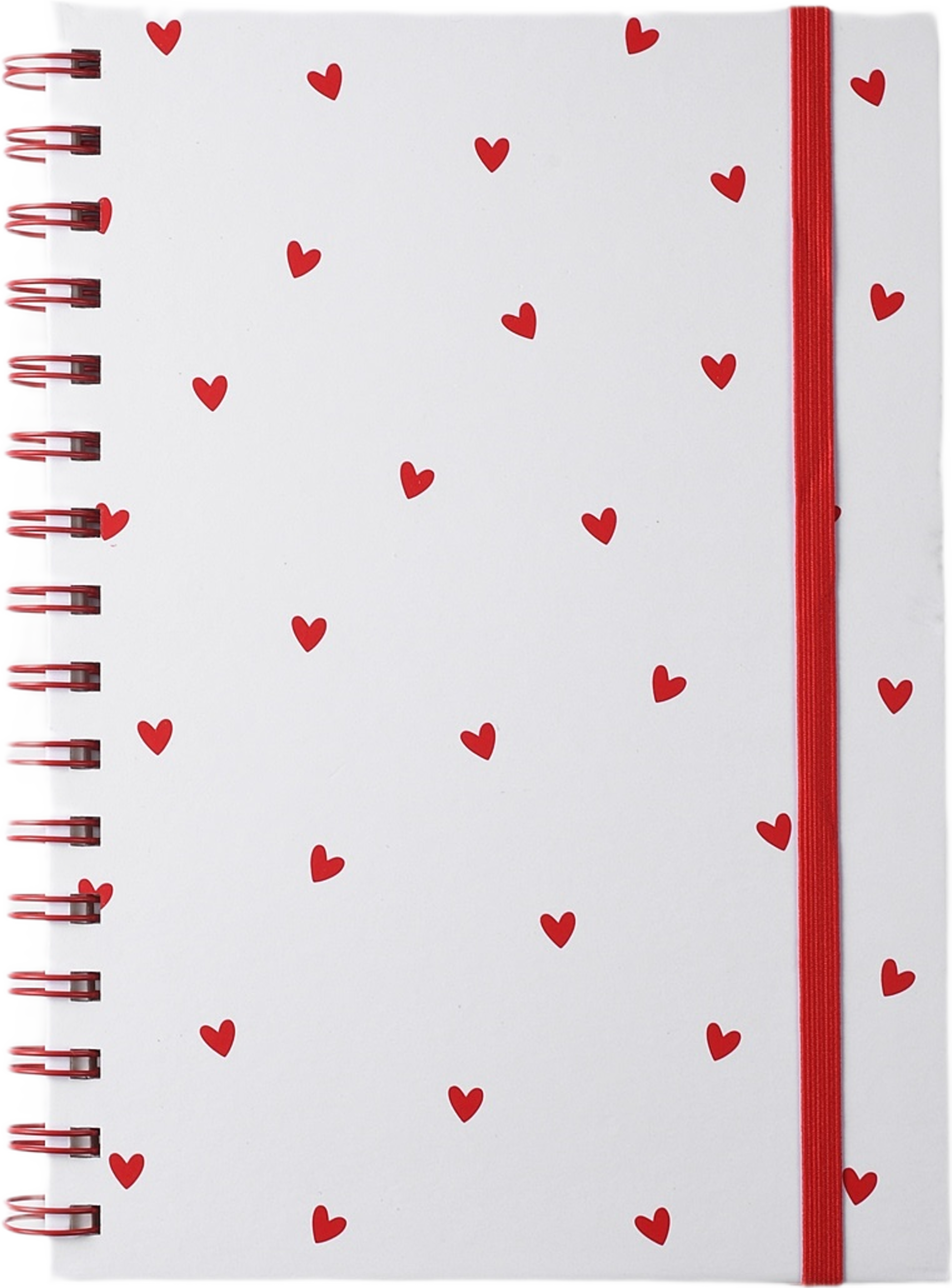 Linjerad anteckningsbok VALENTIN A5, från Åhléns Home, i färgen White/Red. Klicka för att öppna bilden i stort format