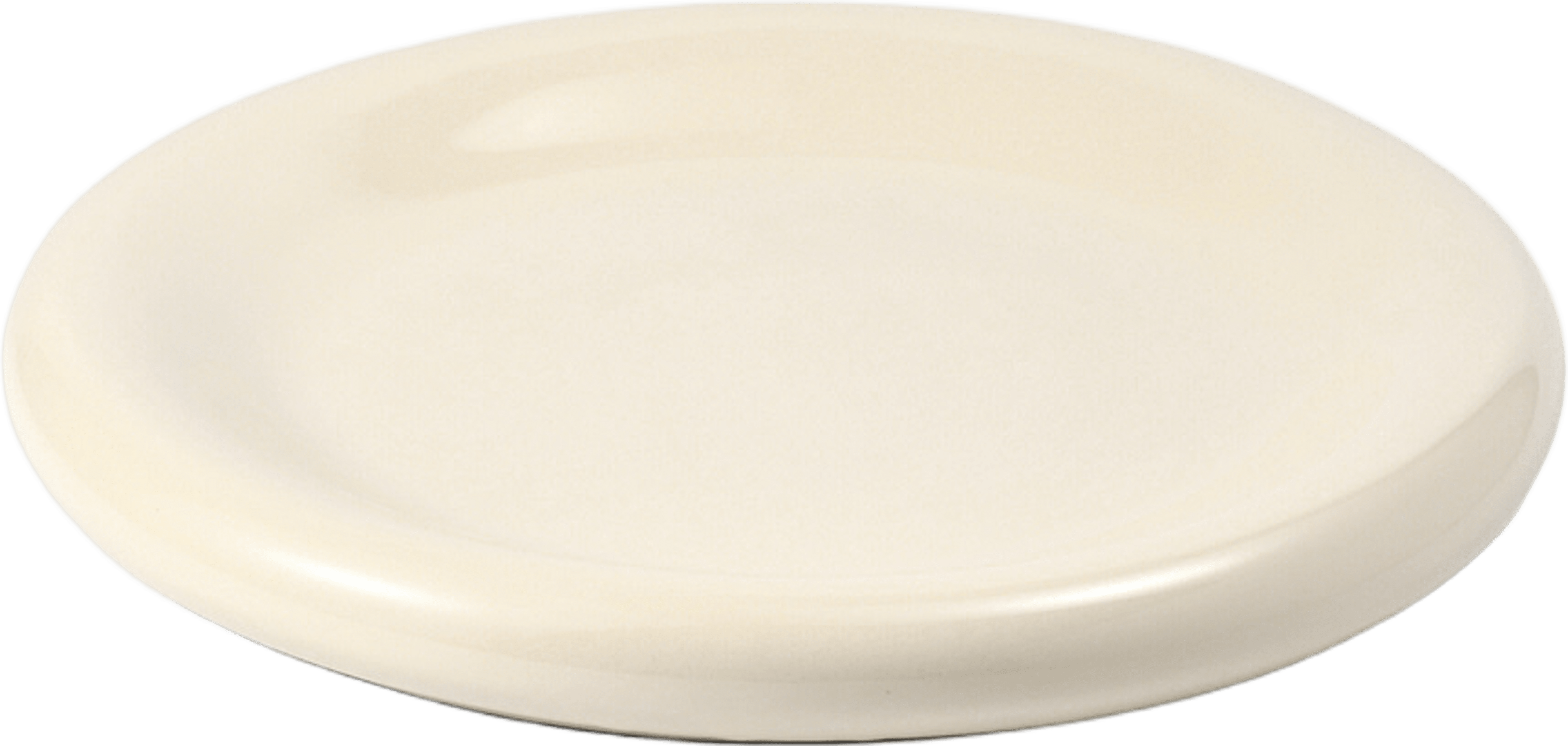 Tallrik i stengods BEANI 25 cm, från Åhléns Home, i färgen Cream. Klicka för att öppna bilden i stort format