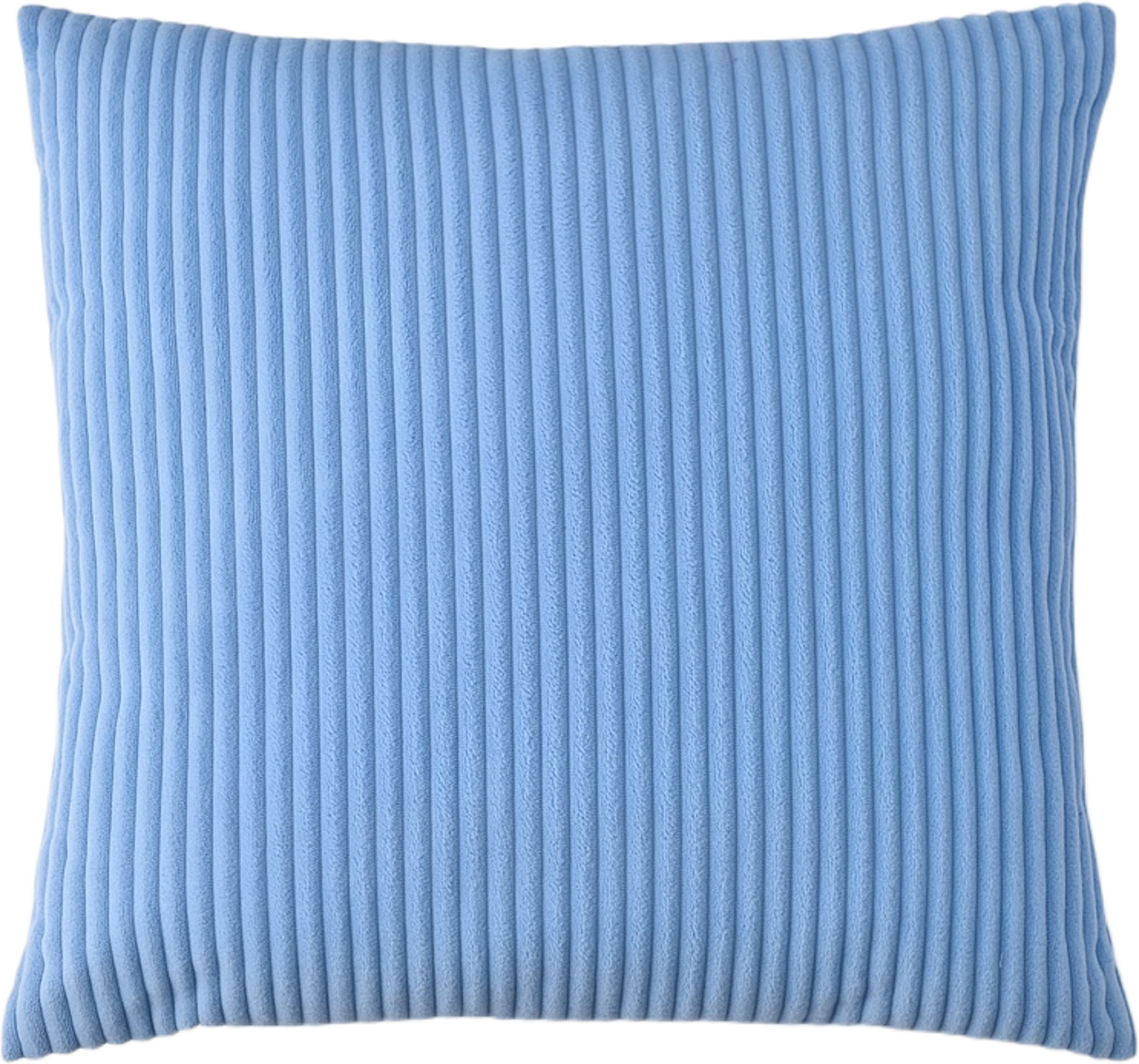 Ribbad kudde SOFTA 45x45 cm, från Åhléns Home, i färgen Blue 2. Klicka för att öppna bilden i stort format