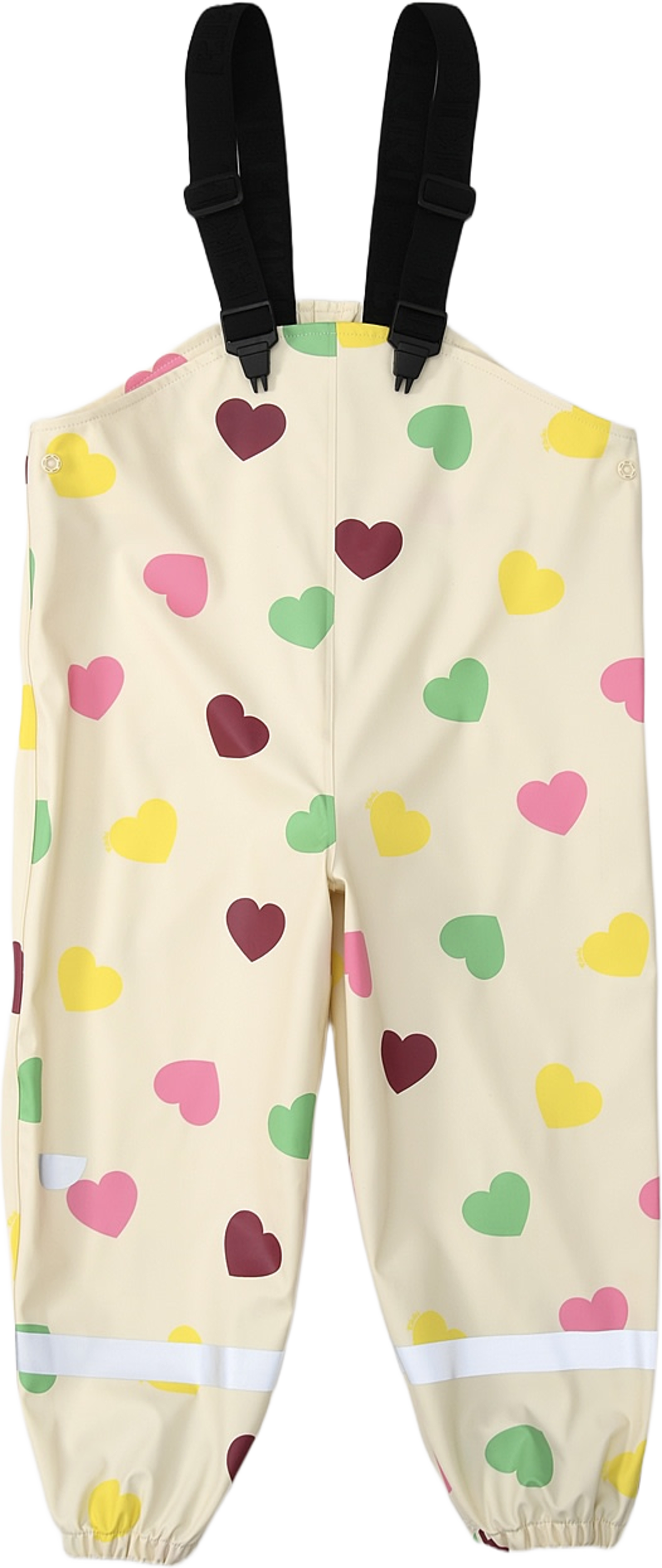 Regnbyxa RIVER, från RIKIKI, i färgen Love. Klicka för att öppna bilden i stort format