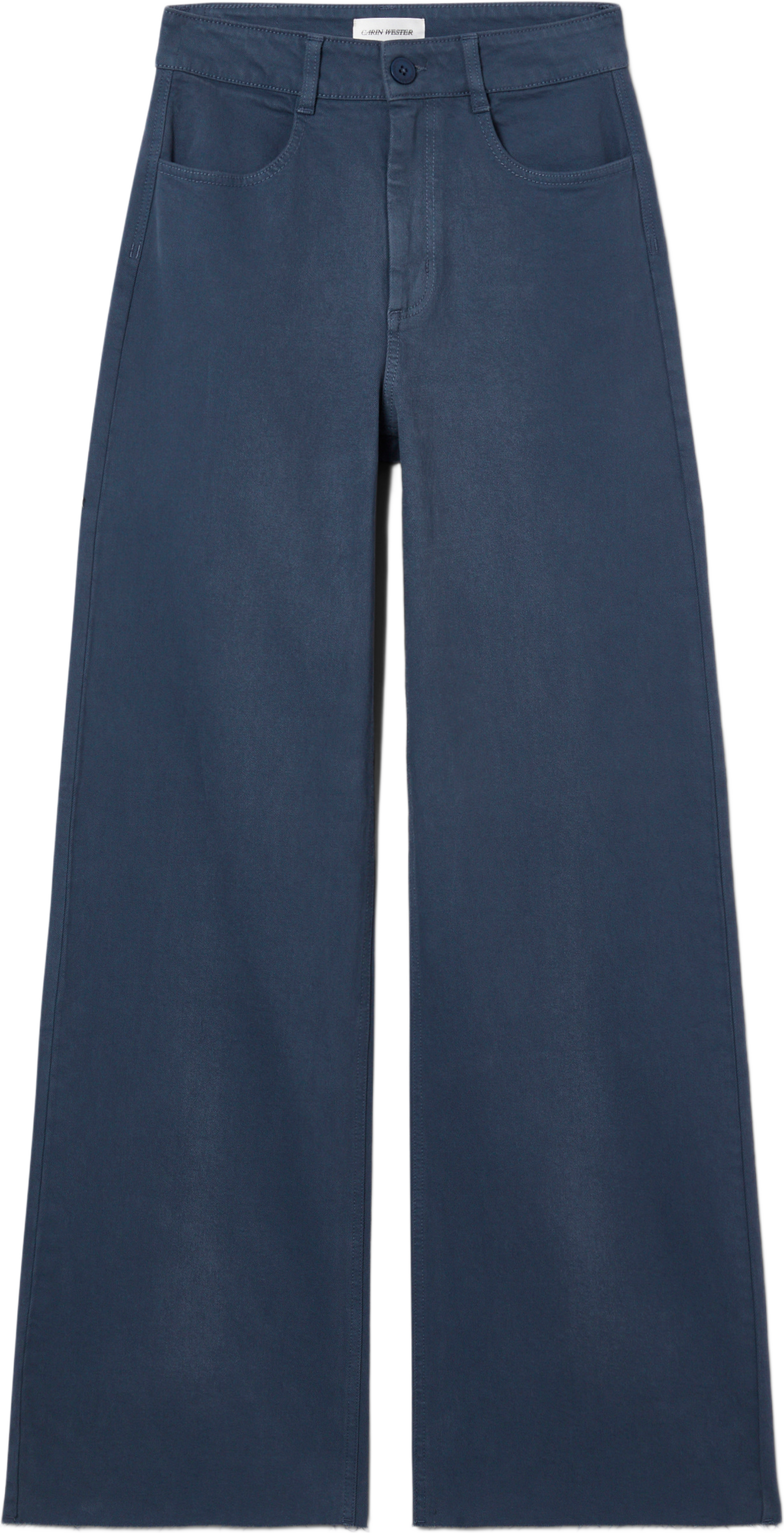 Vida byxor med hög midja IKA, från Carin Wester, i färgen French Blue. Klicka för att öppna bilden i stort format