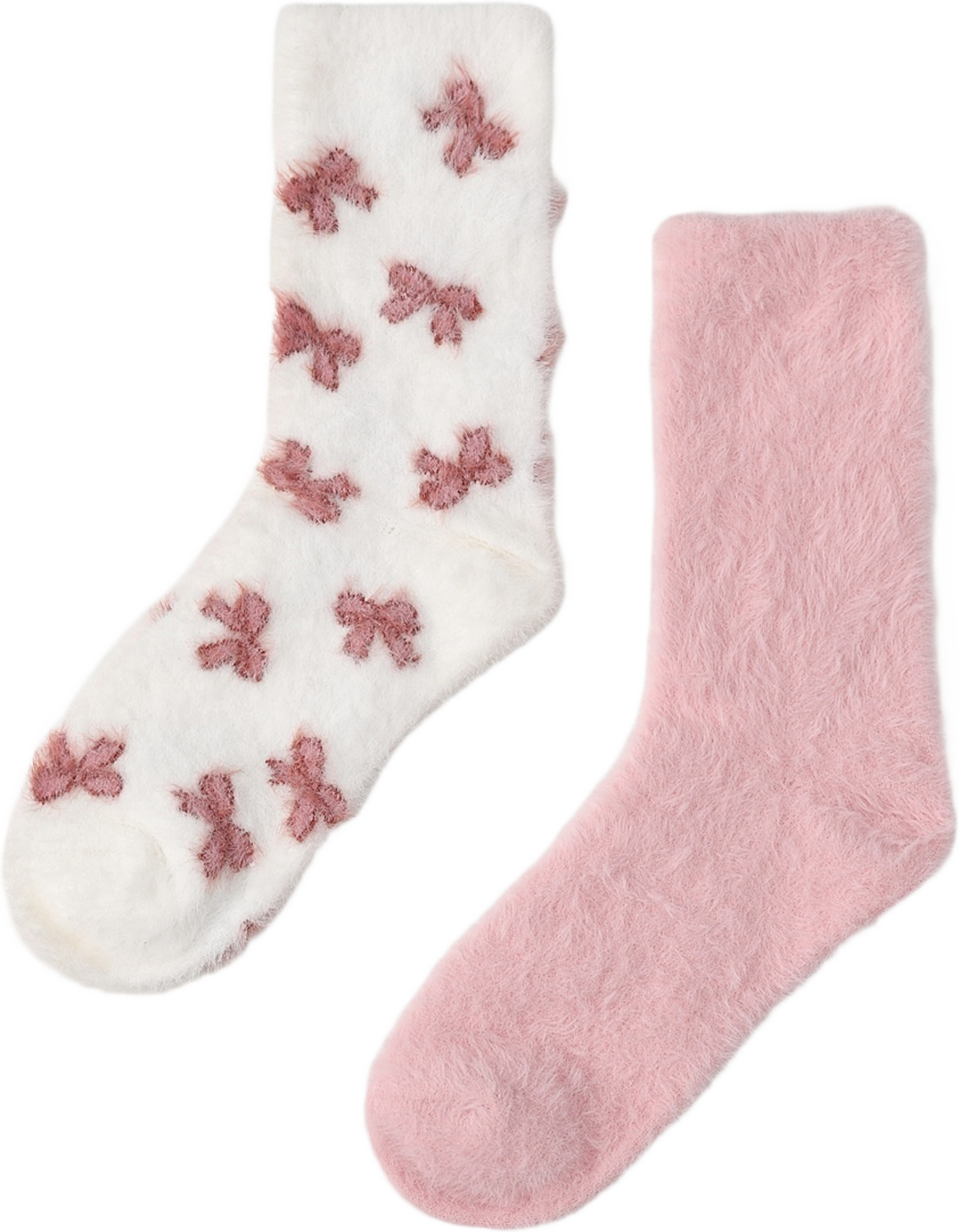 Lurviga strumpor, 2-pack, från Å KIDS, i färgen Pink. Klicka för att öppna bilden i stort format