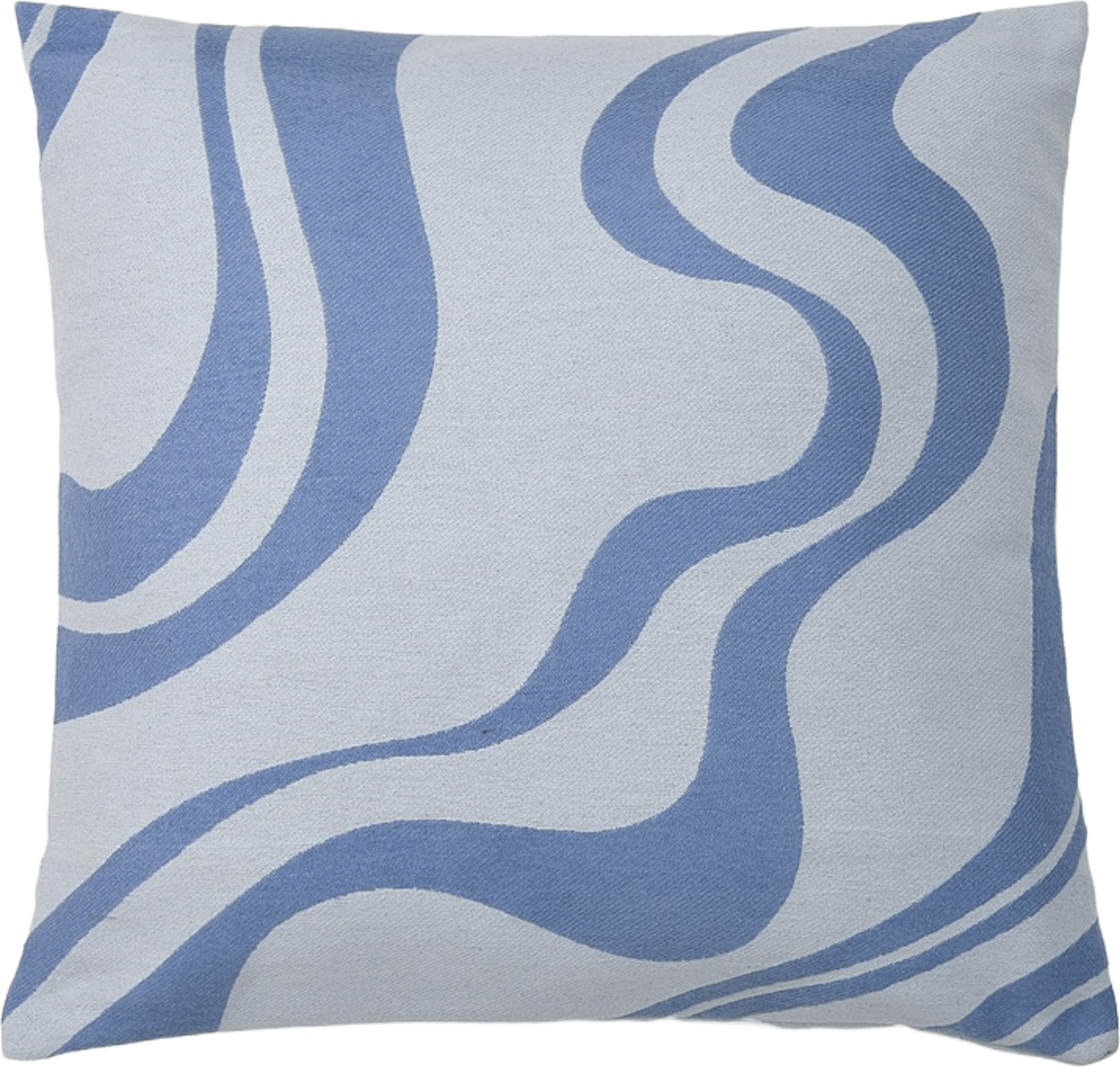 Jacquardvävt kuddfodral LOVIS 50x50 cm, från Åhléns Home, i färgen Multi Blue. Klicka för att öppna bilden i stort format