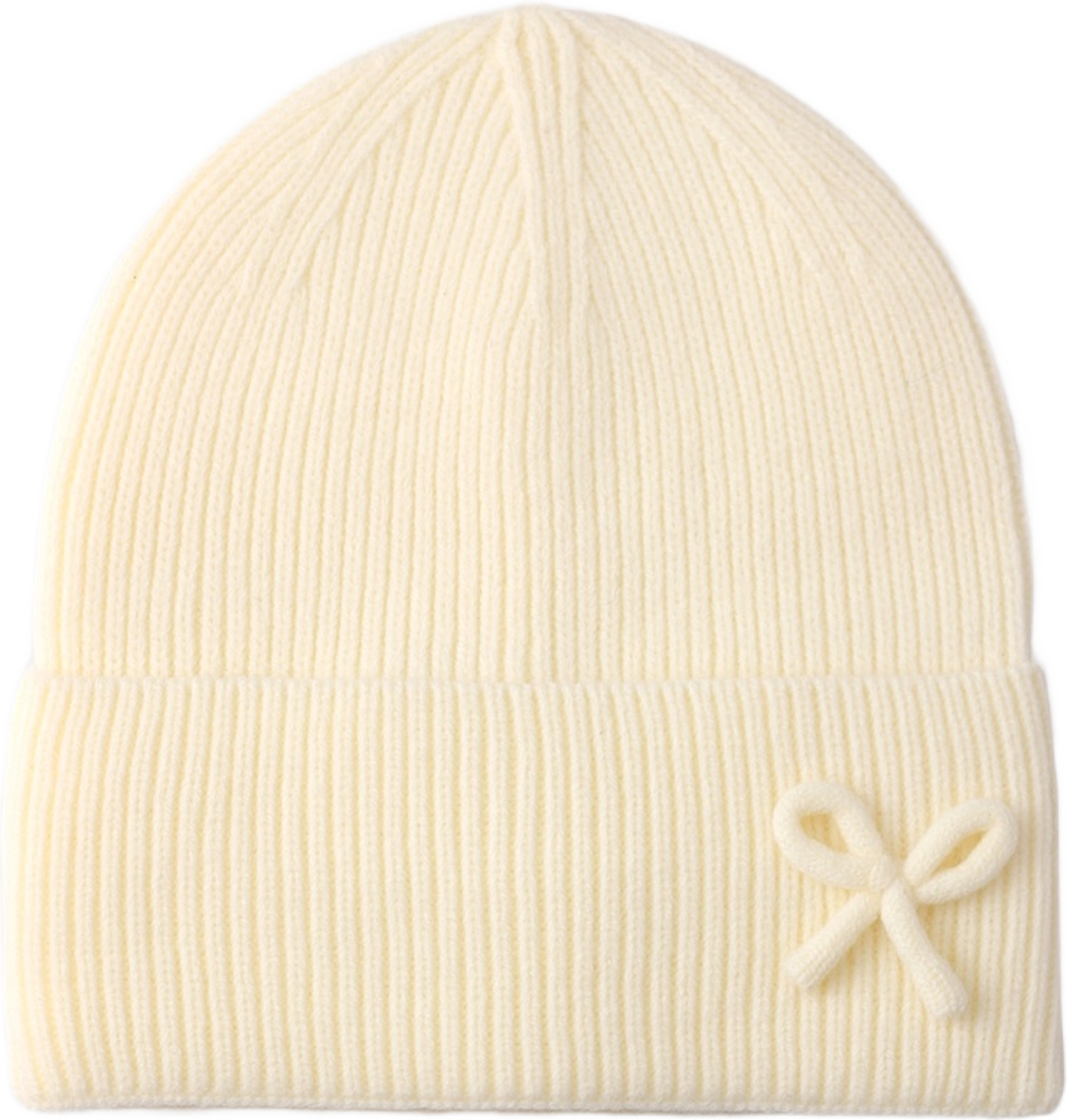 Mössa med rosett SAGA, från Å WOMAN, i färgen White. Klicka för att öppna bilden i stort format