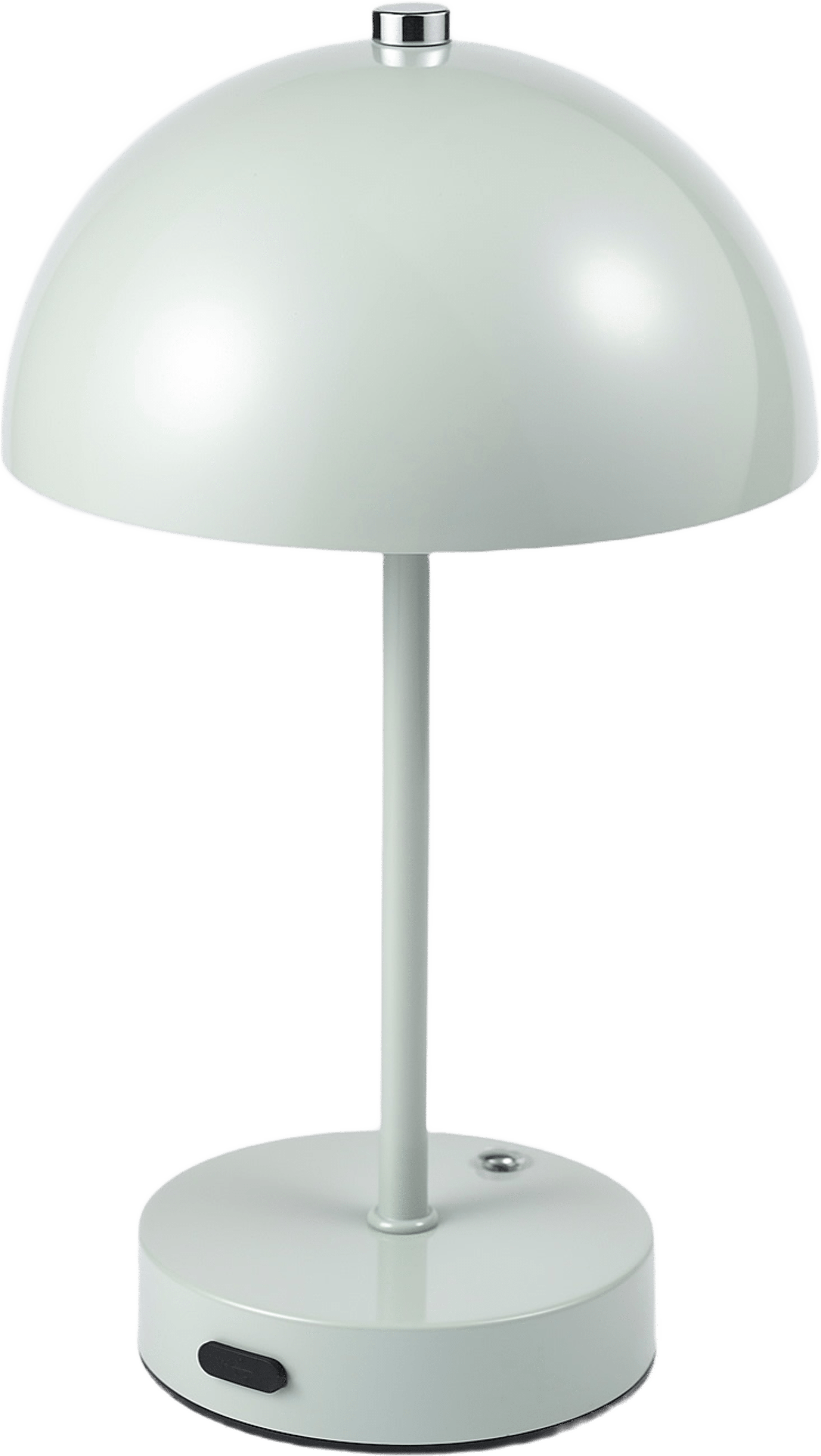 Uppladdningsbar dimbar bordslampa LOVA, från Åhléns Home, i färgen Sage Green. Klicka för att öppna bilden i stort format