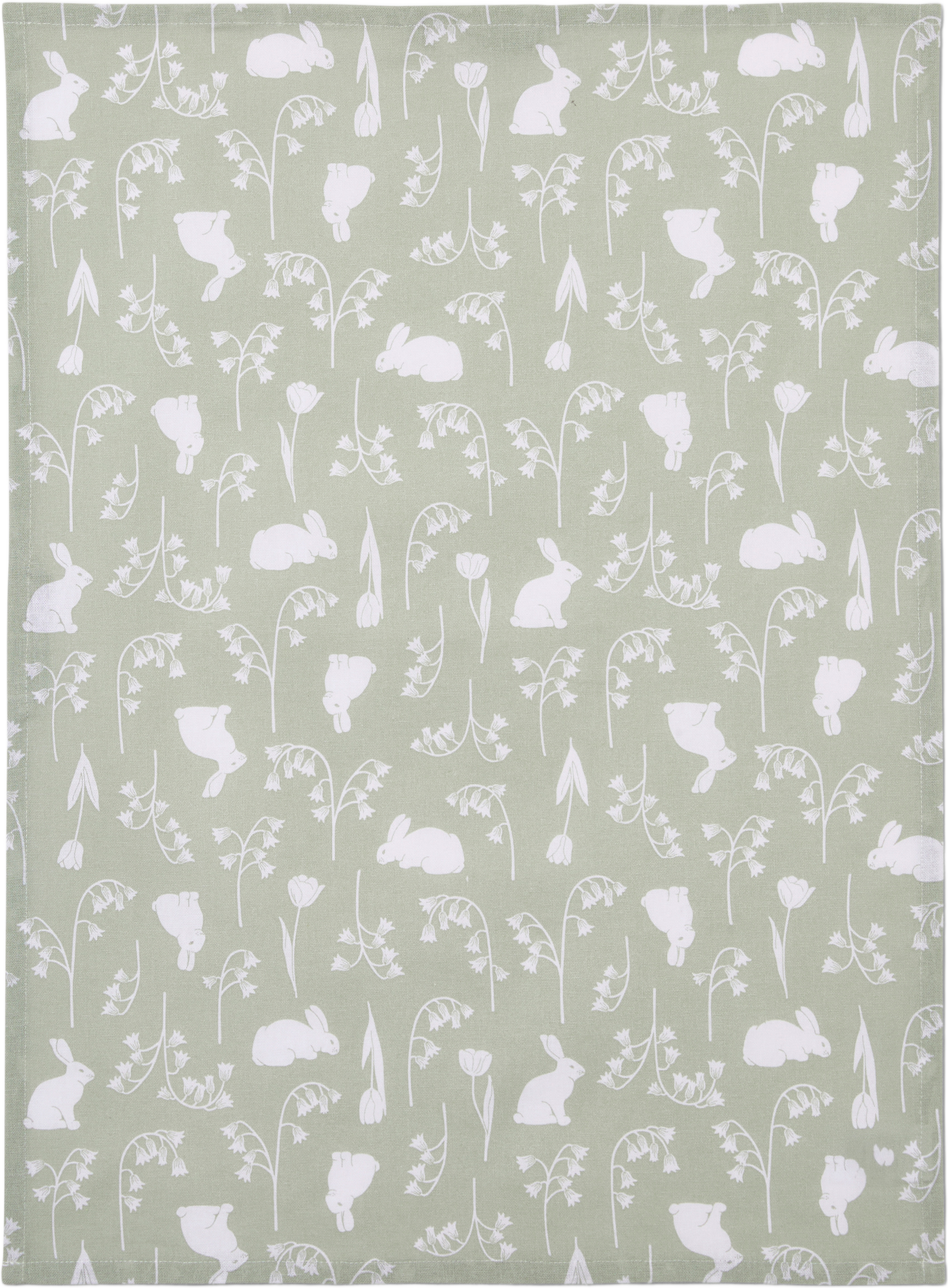 Kökshandduk EASTER BUNNY 50x70 cm, från Åhléns Home, i färgen Green. Klicka för att öppna bilden i stort format