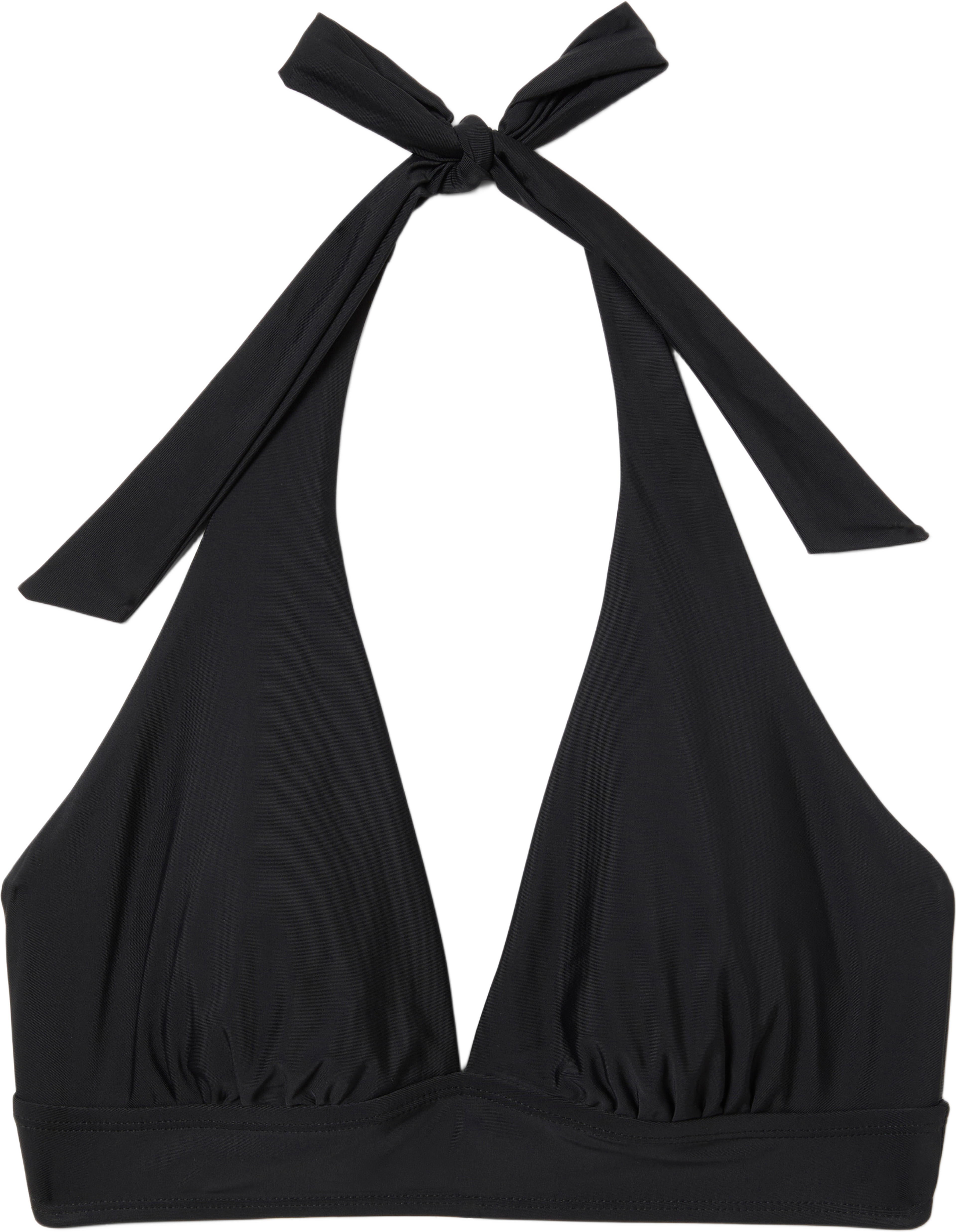 Bikinitopp halterneck NOIR, från Å WOMAN, i färgen Black. Klicka för att öppna bilden i stort format