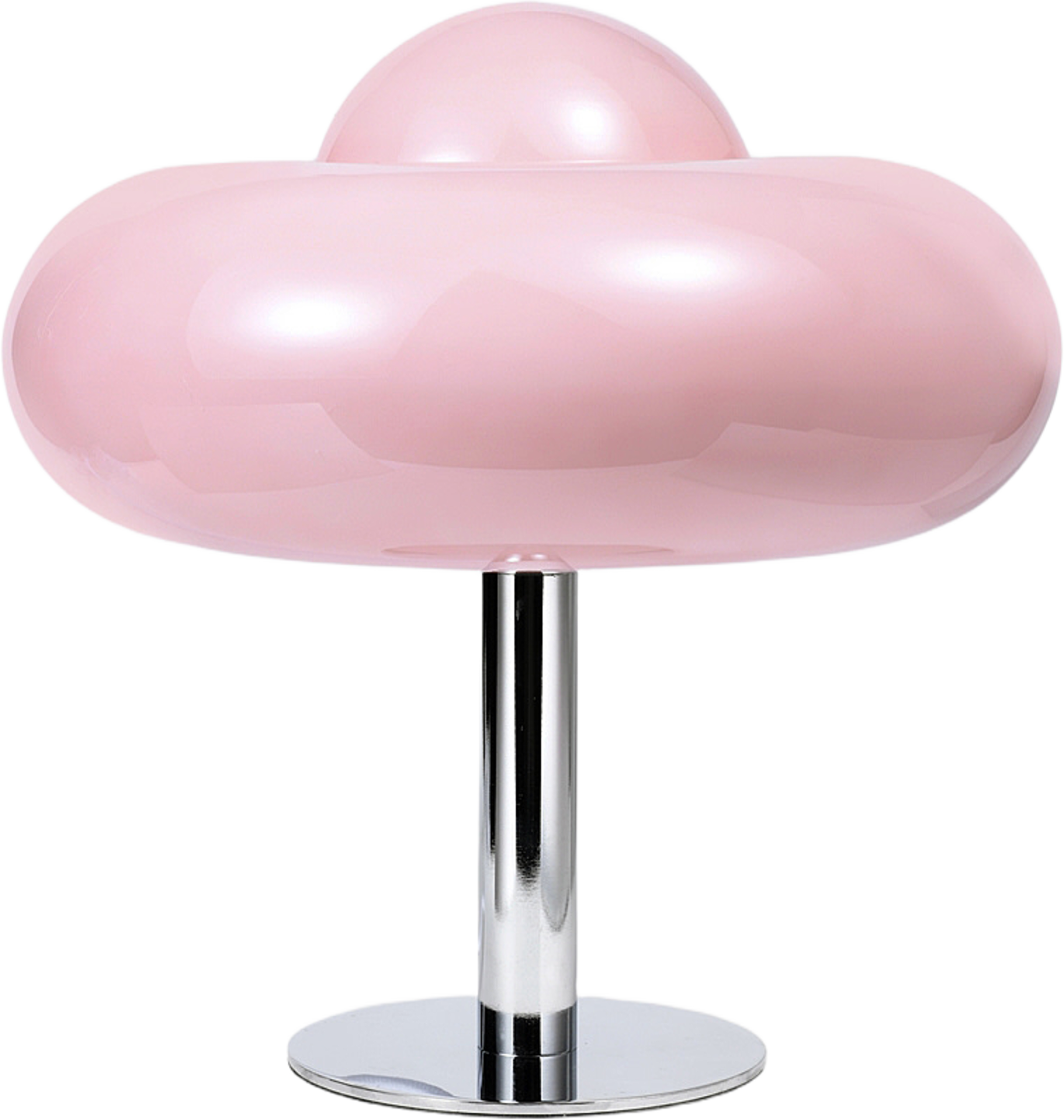 Bordslampa i glas BUBBLES, från MANO ATELIER, i färgen Pink. Klicka för att öppna bilden i stort format