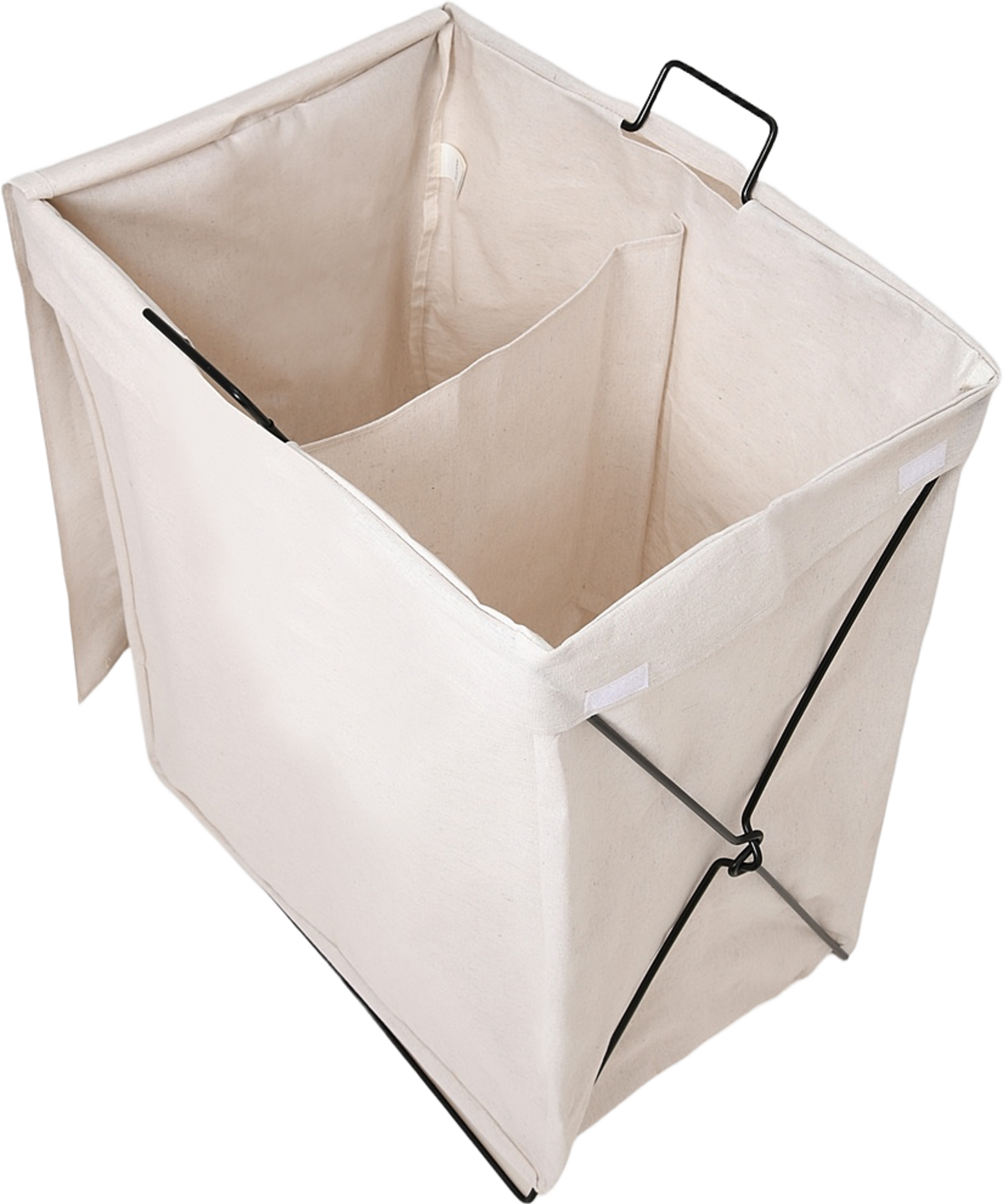 Tvättkorg med dubbla fack SKANÖR, från Åhléns Home, i färgen Beige. Klicka för att öppna bilden i stort format