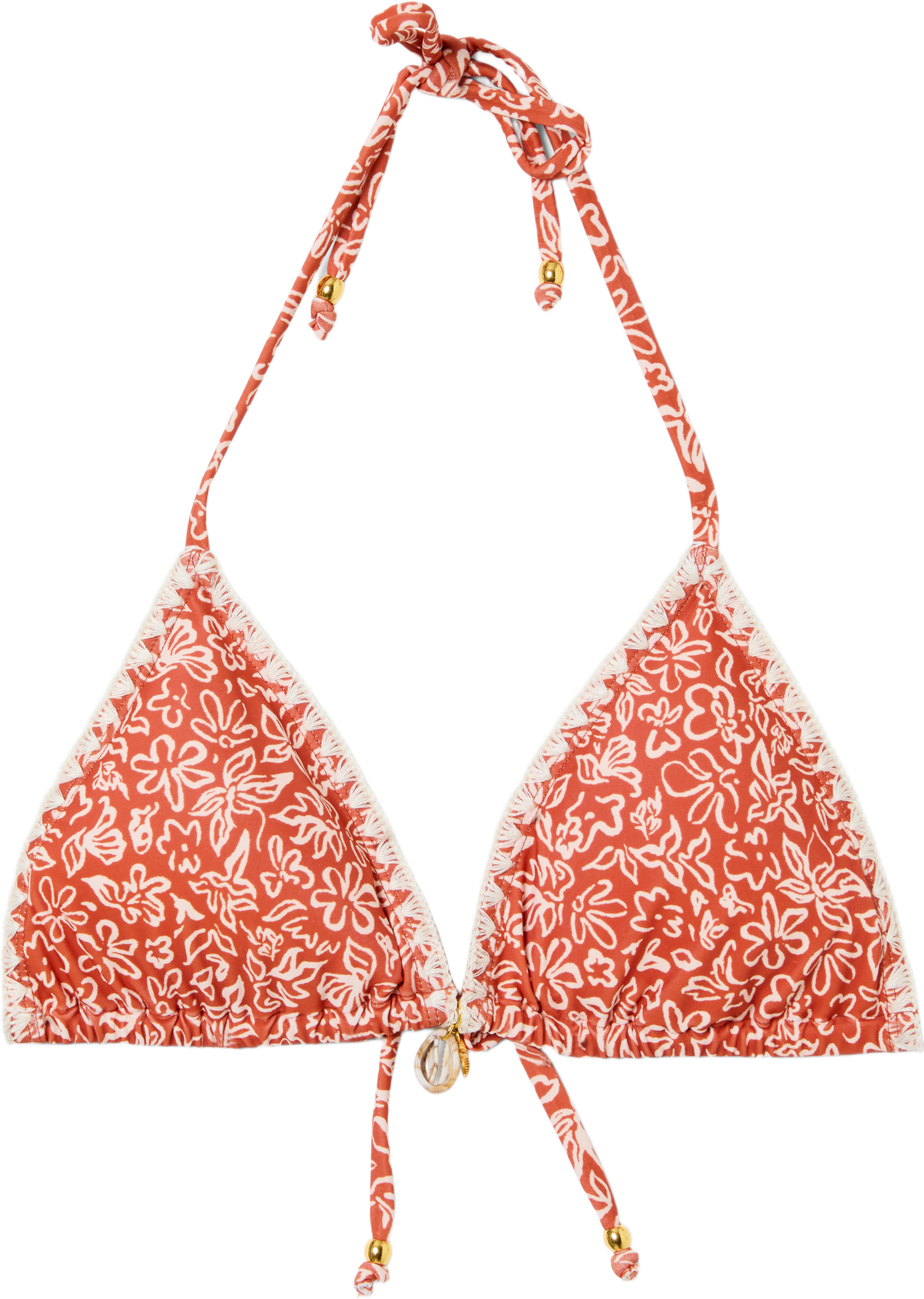 Bikinitopp med knytband ISSA, från Å WOMAN, i färgen Print. Klicka för att öppna bilden i stort format