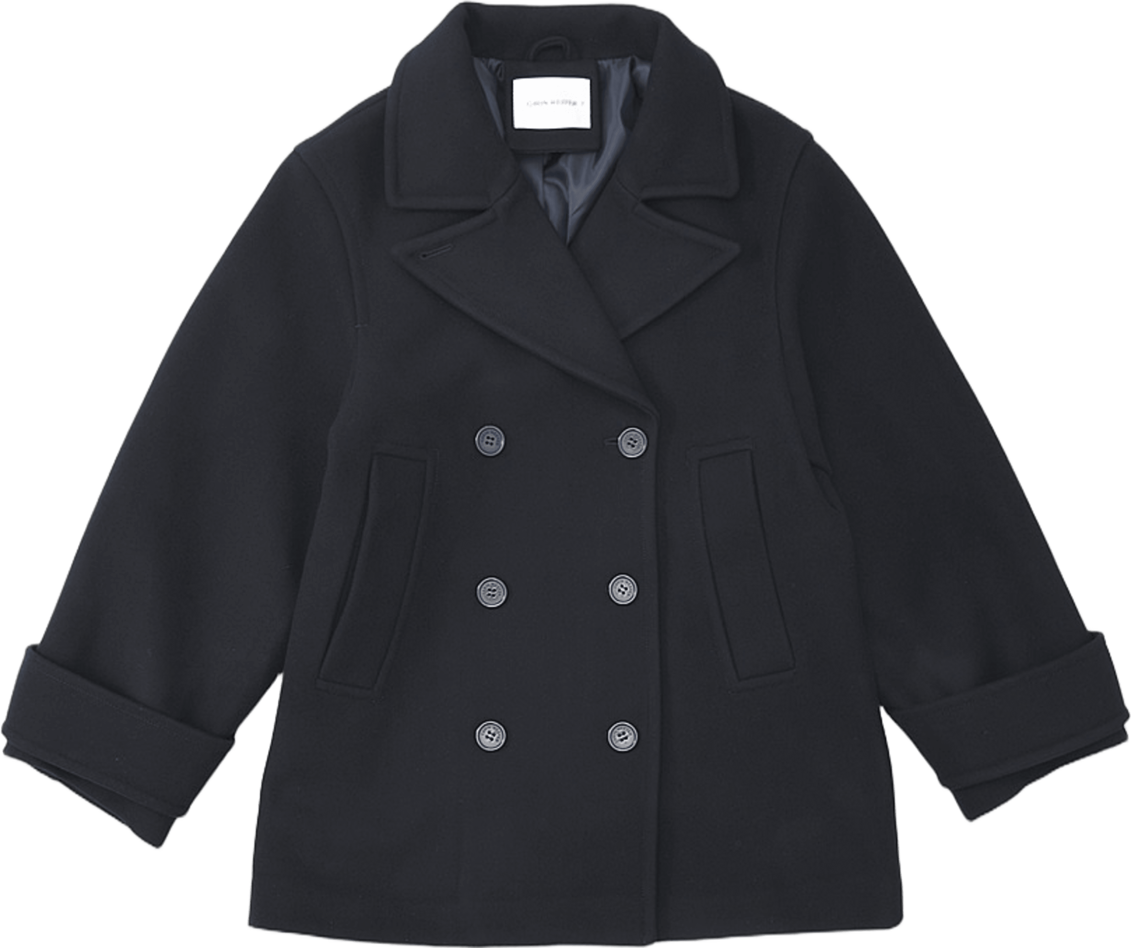 Jacka i ullmix RANEA, från Carin Wester, i färgen Dark Navy. Klicka för att öppna bilden i stort format