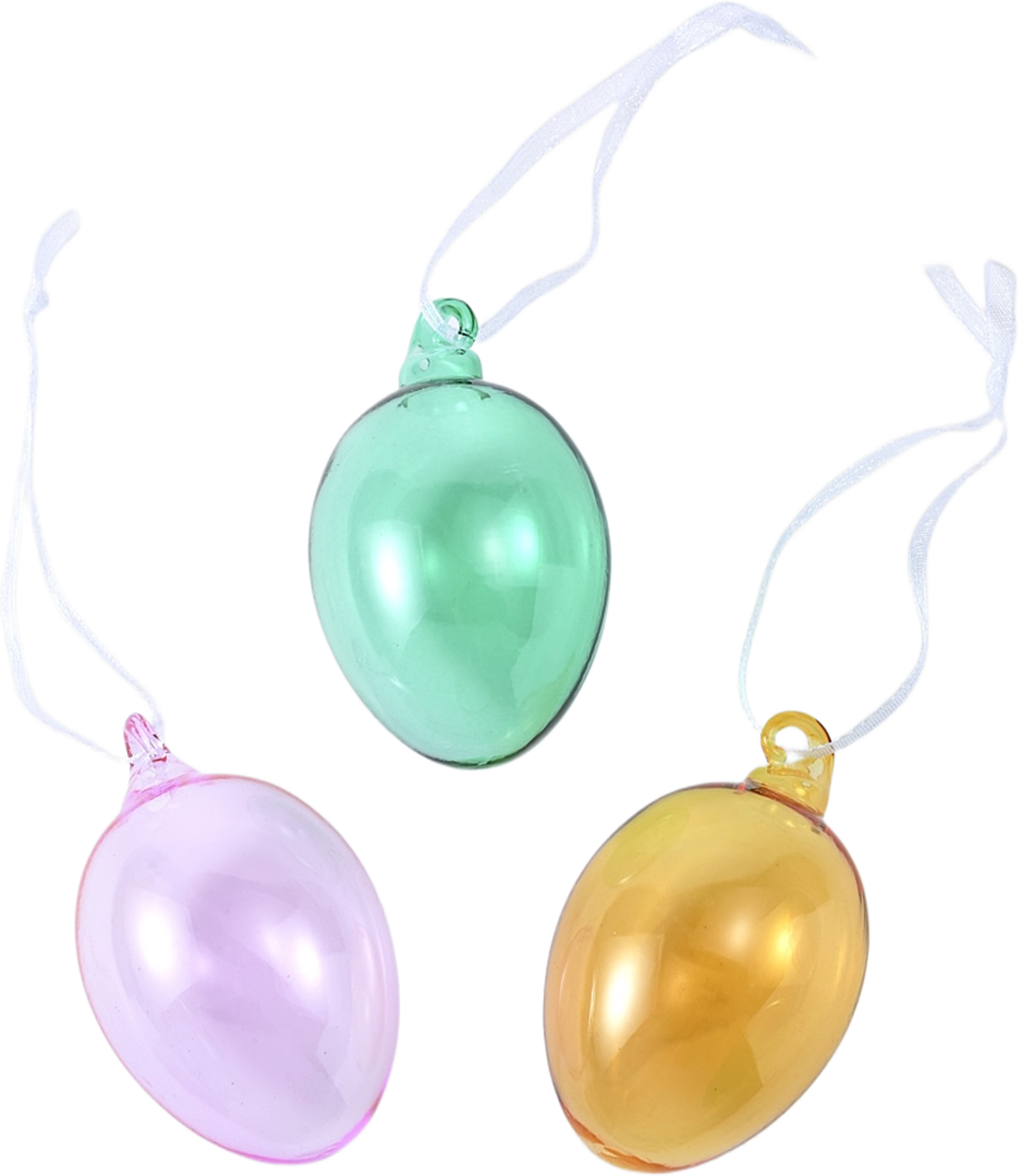 Påskhänge i glas SOLID, 3-pack, från Åhléns Home, i färgen Multi Color. Klicka för att öppna bilden i stort format