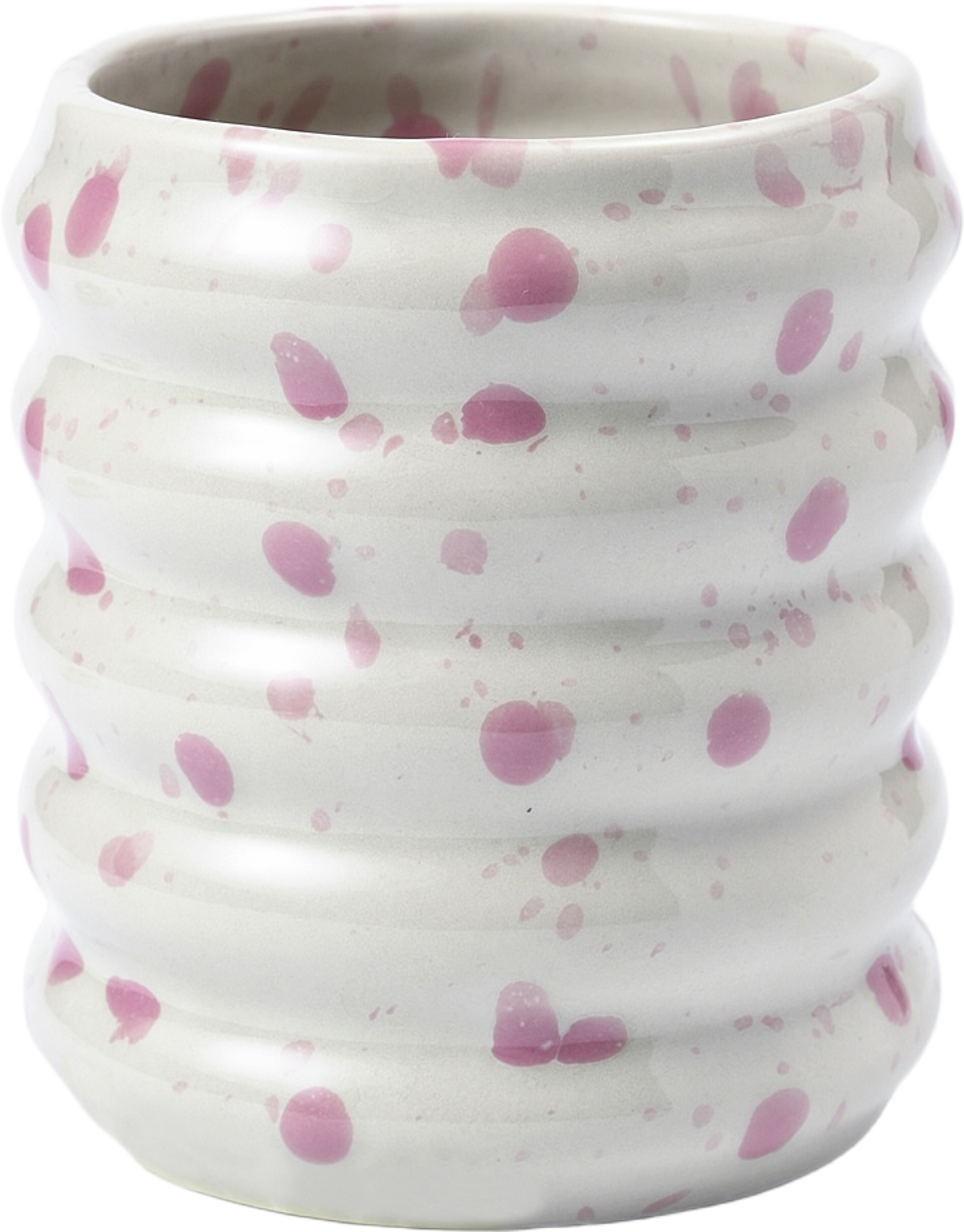 Mugg WAVY 35 cl, från Åhléns Home, i färgen White/Pink. Klicka för att öppna bilden i stort format