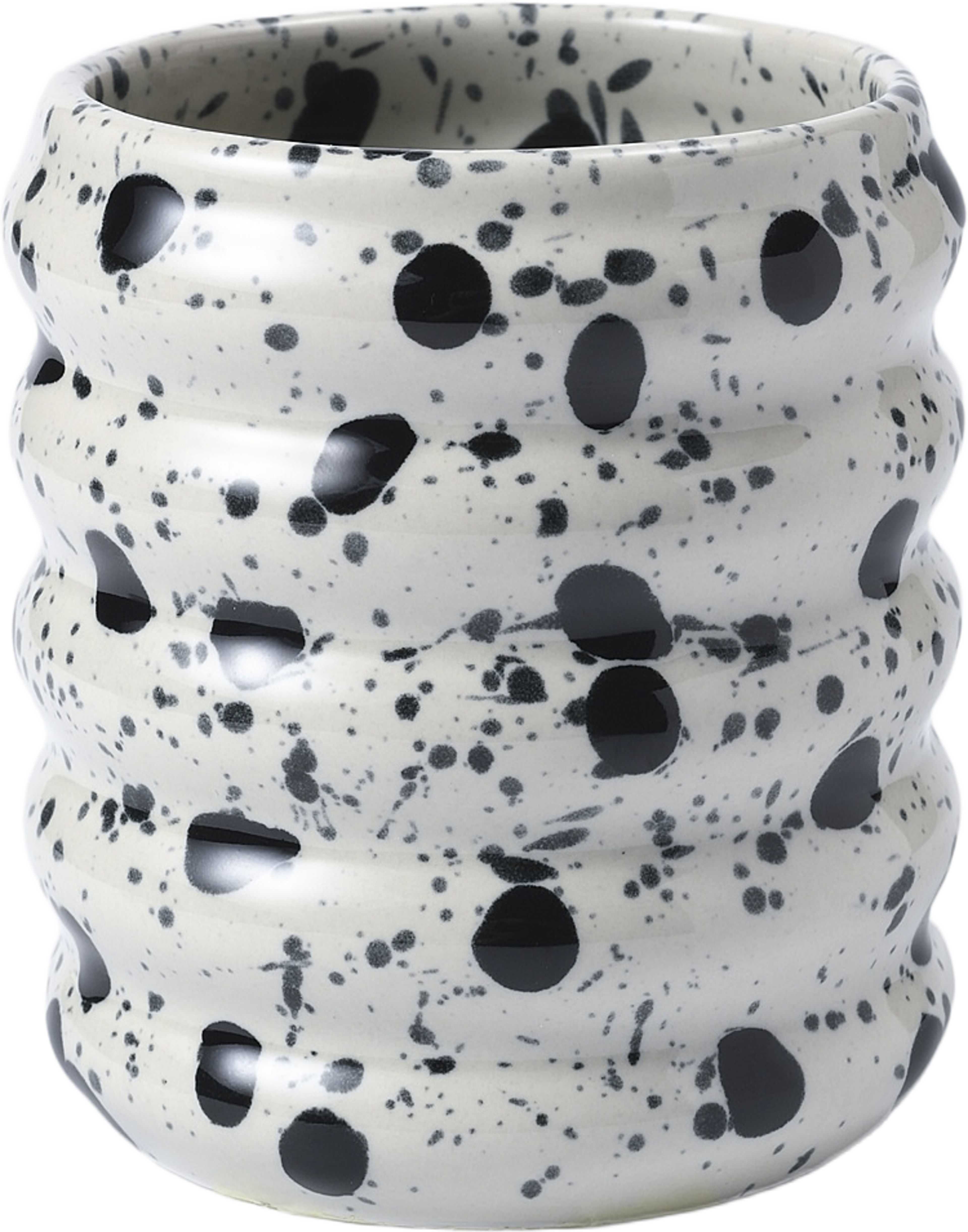 Mugg WAVY 35 cl, från Åhléns Home, i färgen White/ Black. Klicka för att öppna bilden i stort format