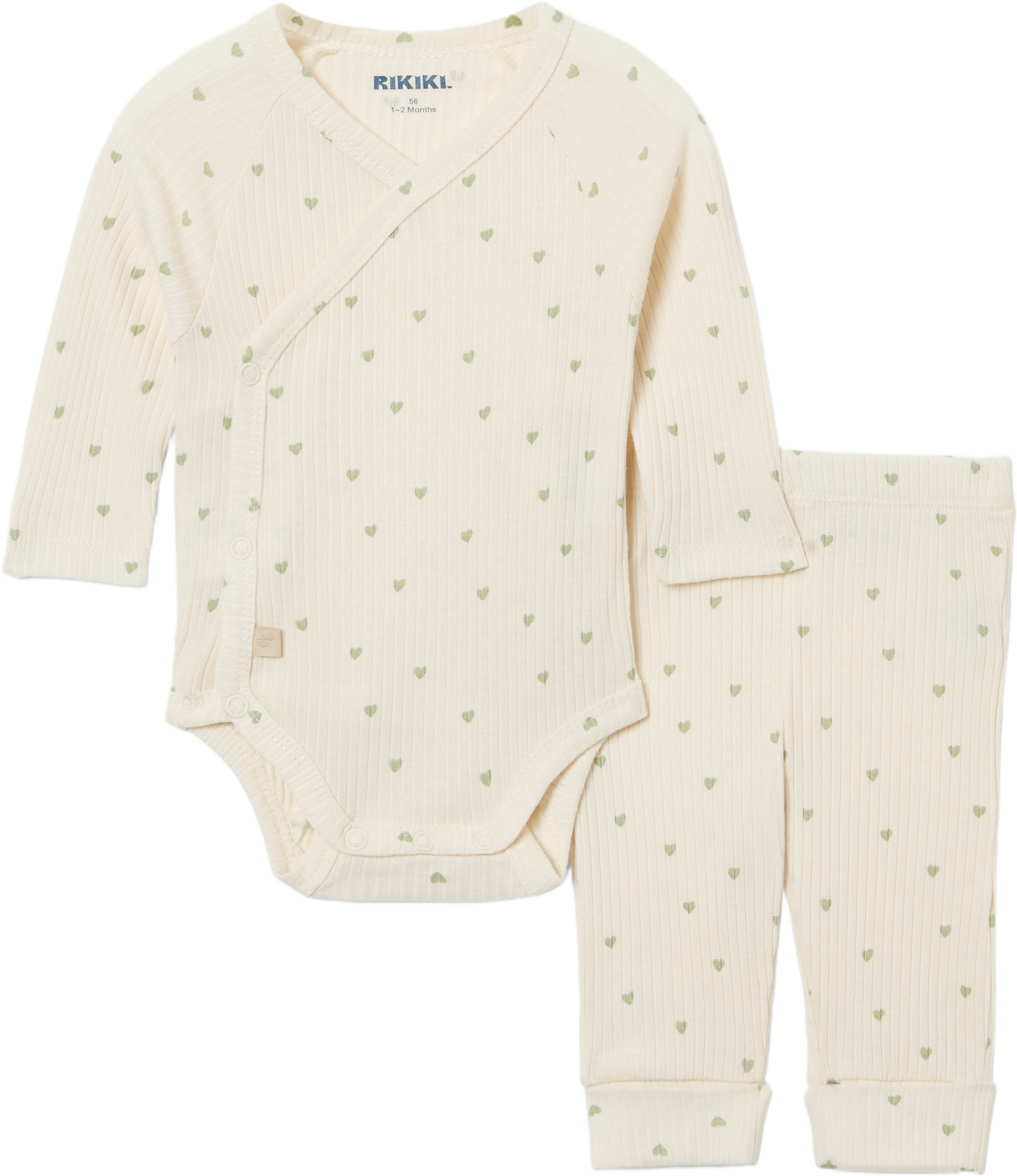 Ribbat set LOVE, från RIKIKI, i färgen Hearts. Klicka för att öppna bilden i stort format